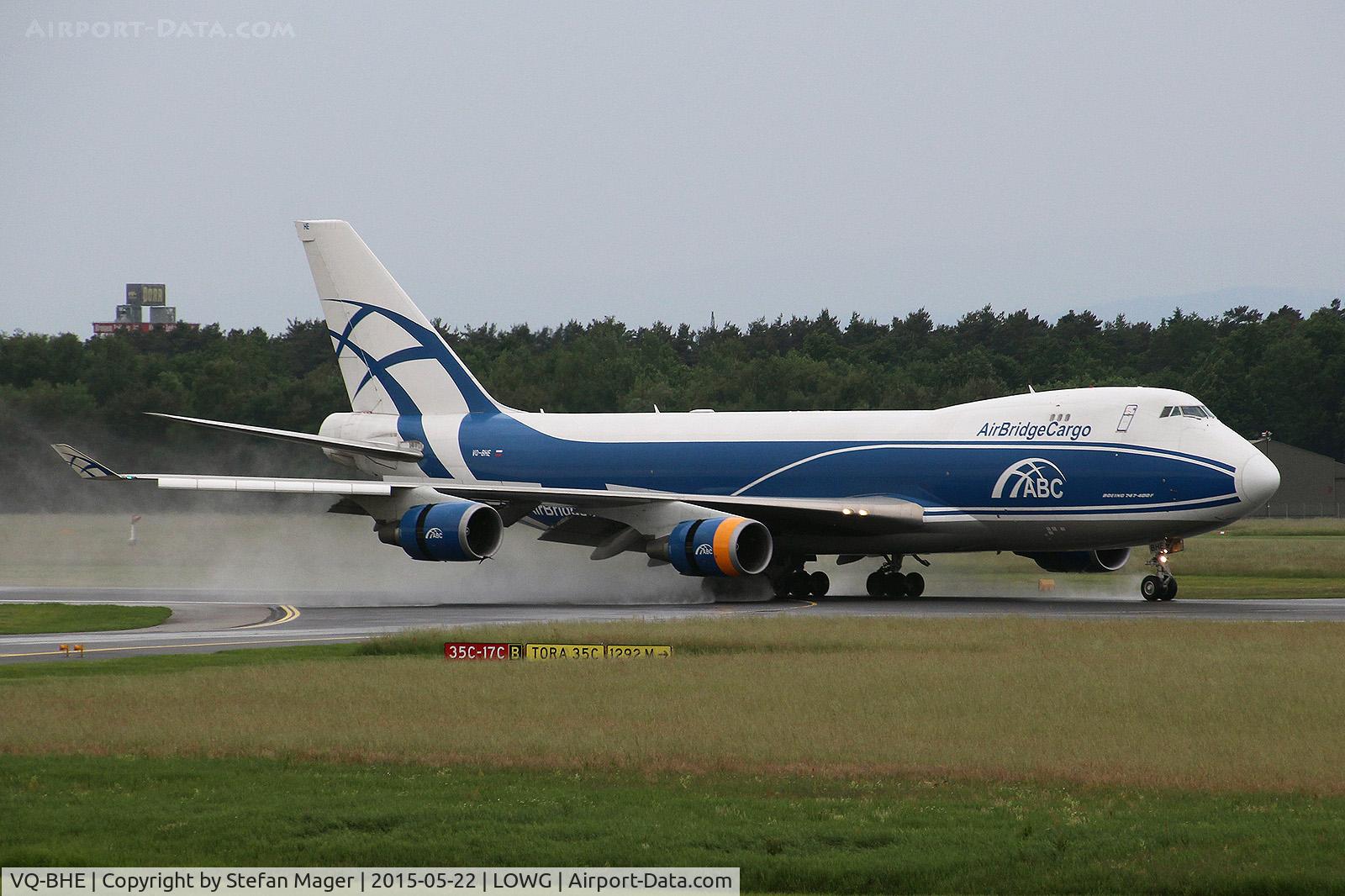 VQ-BHE, 2008 Boeing 747-4KZF (SCD) C/N 36784, Air Bridge Cargo B.747-400F @GRZ