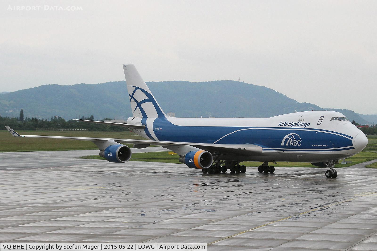 VQ-BHE, 2008 Boeing 747-4KZF (SCD) C/N 36784, Air Bridge Cargo B.747-400F @GRZ
