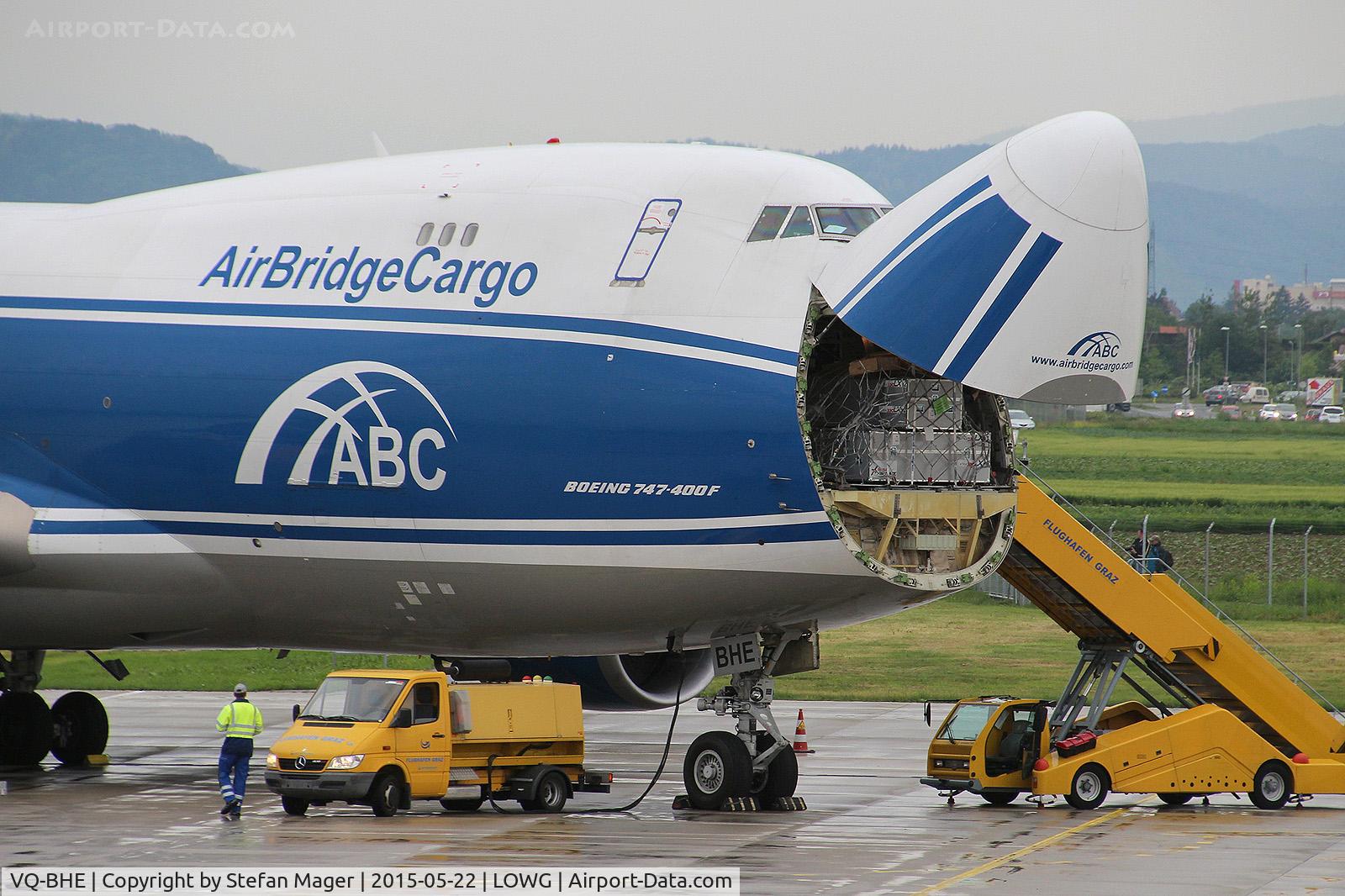 VQ-BHE, 2008 Boeing 747-4KZF (SCD) C/N 36784, Air Bridge Cargo B.747-400F @GRZ