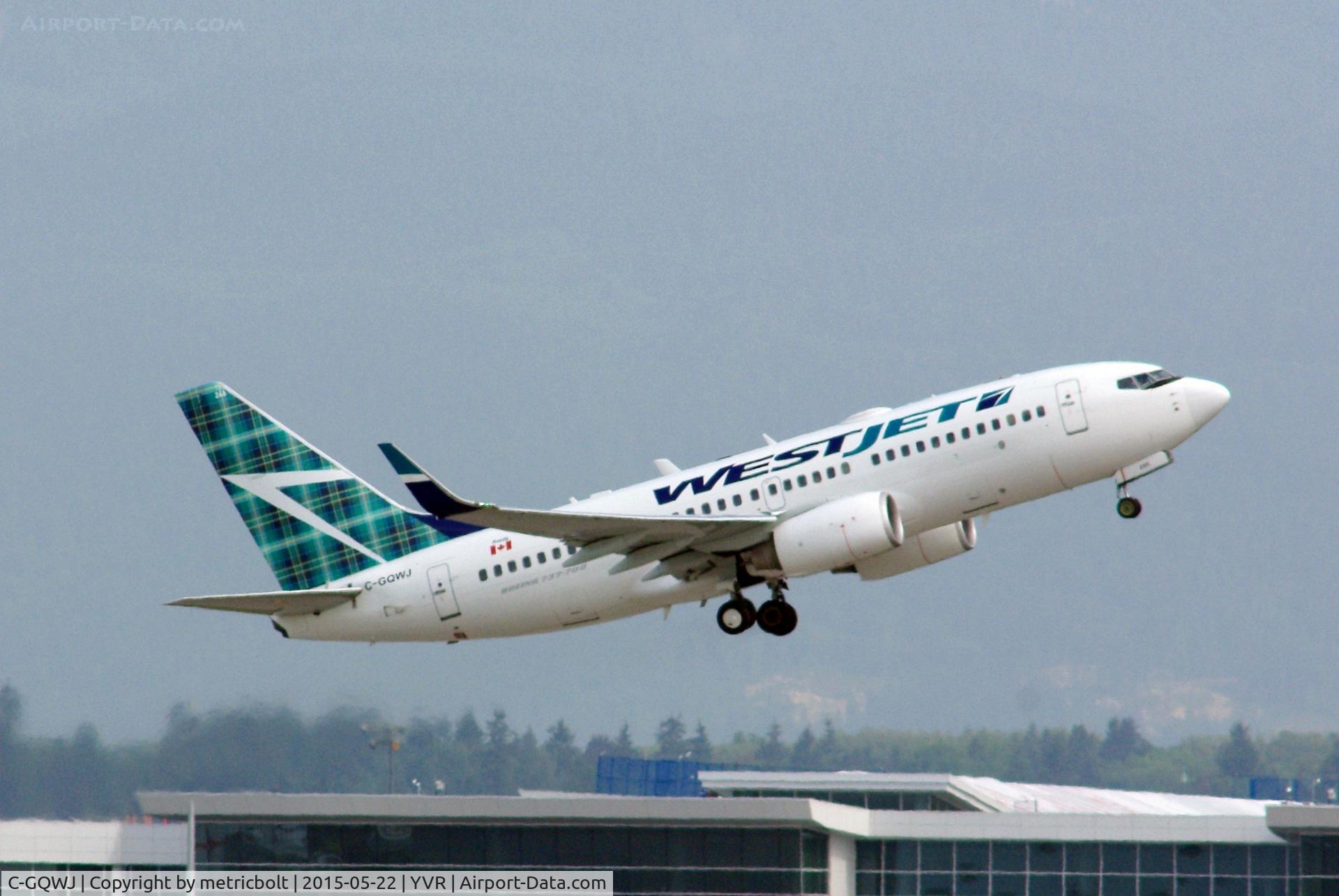 C-GQWJ, 2007 Boeing 737-7CT C/N 35505, WS688 to YXE (Saskatoon)