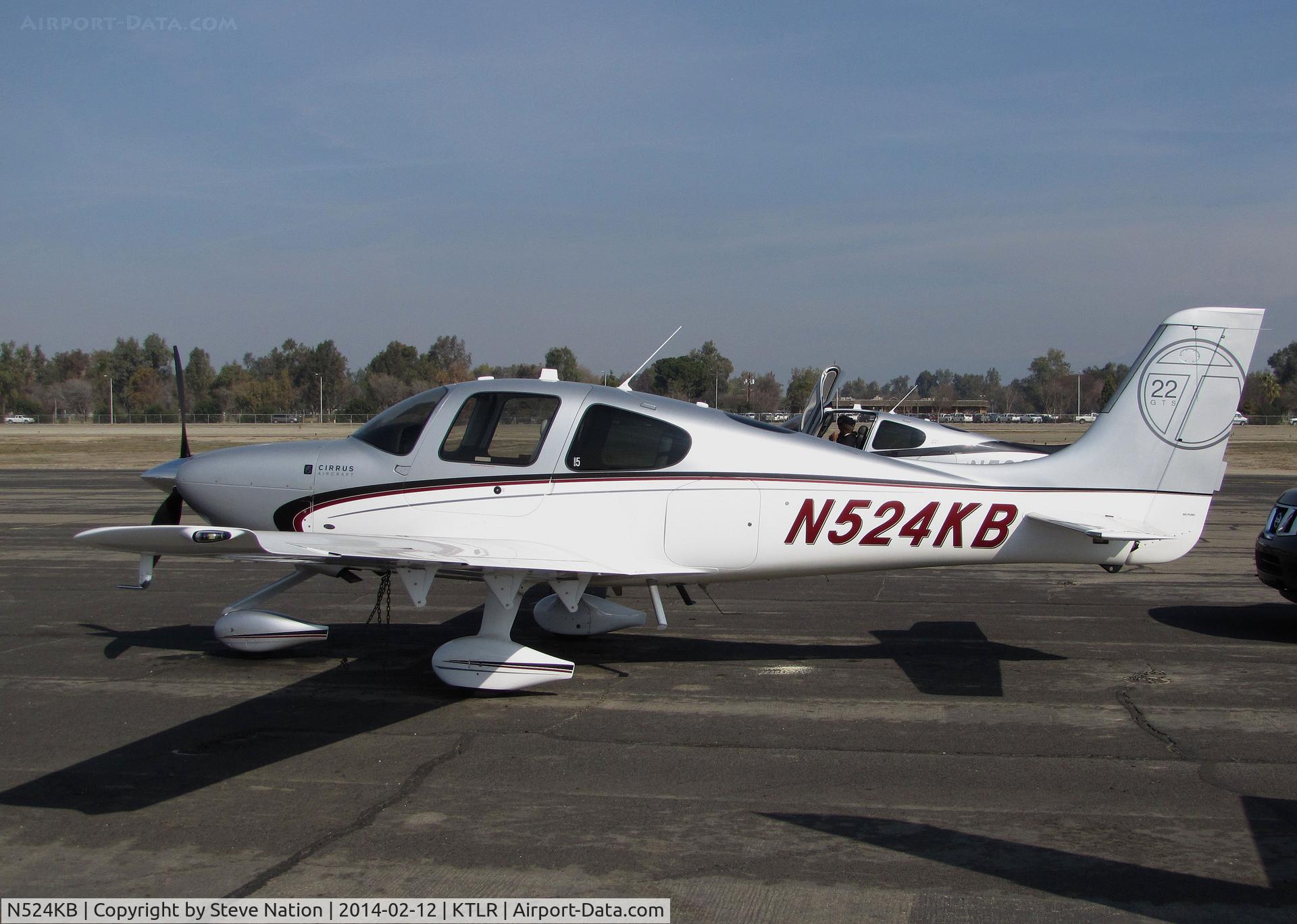 N524KB, 2013 Cirrus SR22T C/N 0622, Nauset Management II LLC (Boulder, CO) Cirrus SR22T @ Mefford Field (Tulare, CA) for 2014 International Ag Expo