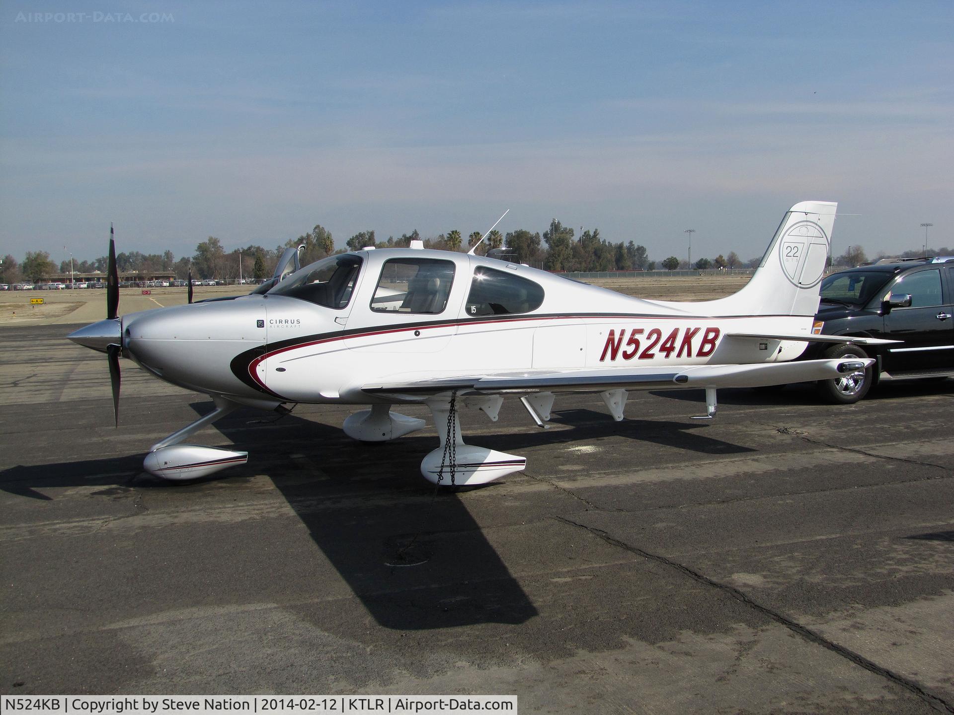 N524KB, 2013 Cirrus SR22T C/N 0622, Nauset Management II LLC (Boulder, CO) Cirrus SR22T @ Mefford Field (Tulare, CA) for 2014 International Ag Expo