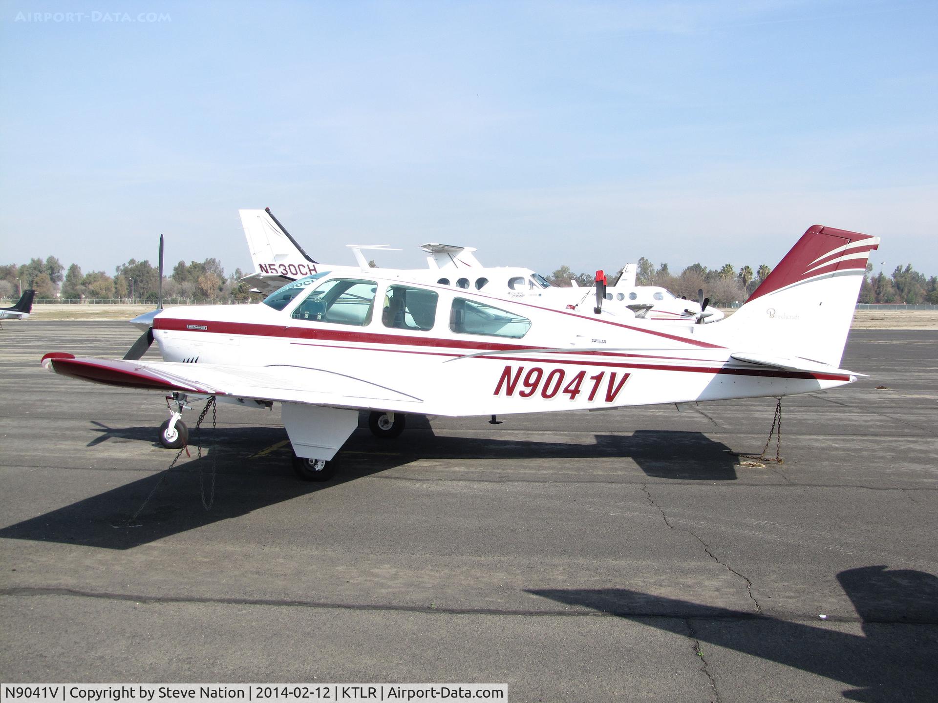 N9041V, 1973 Beech F33A Bonanza C/N CE-429, privately-owned Beech F33A from Mesa, AZ @ Mefford Field (Tulare, CA) for 2014 International Ag Expo