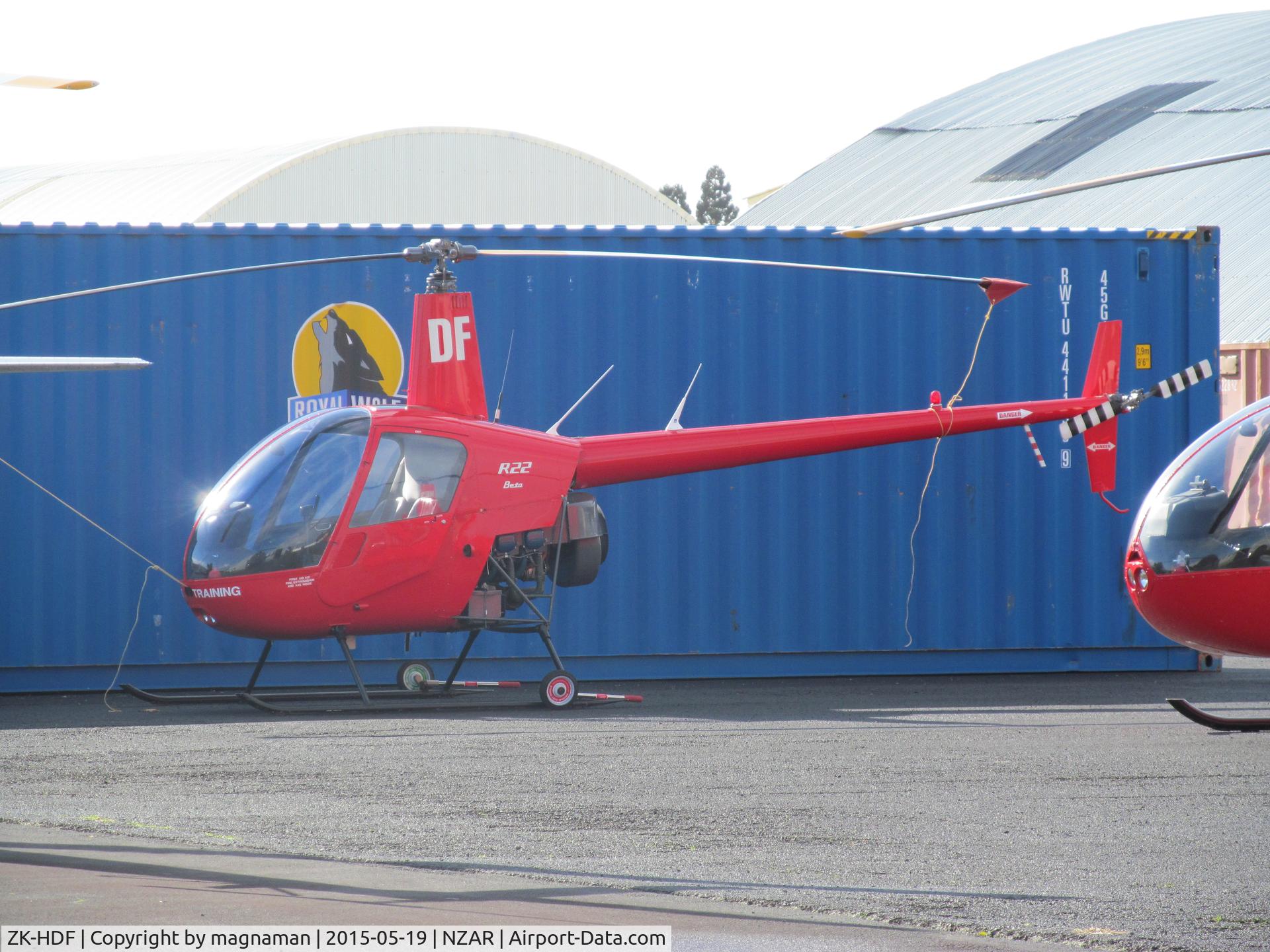 ZK-HDF, Robinson R22 Beta C/N 1497, ex helipro - now awaiting new owner