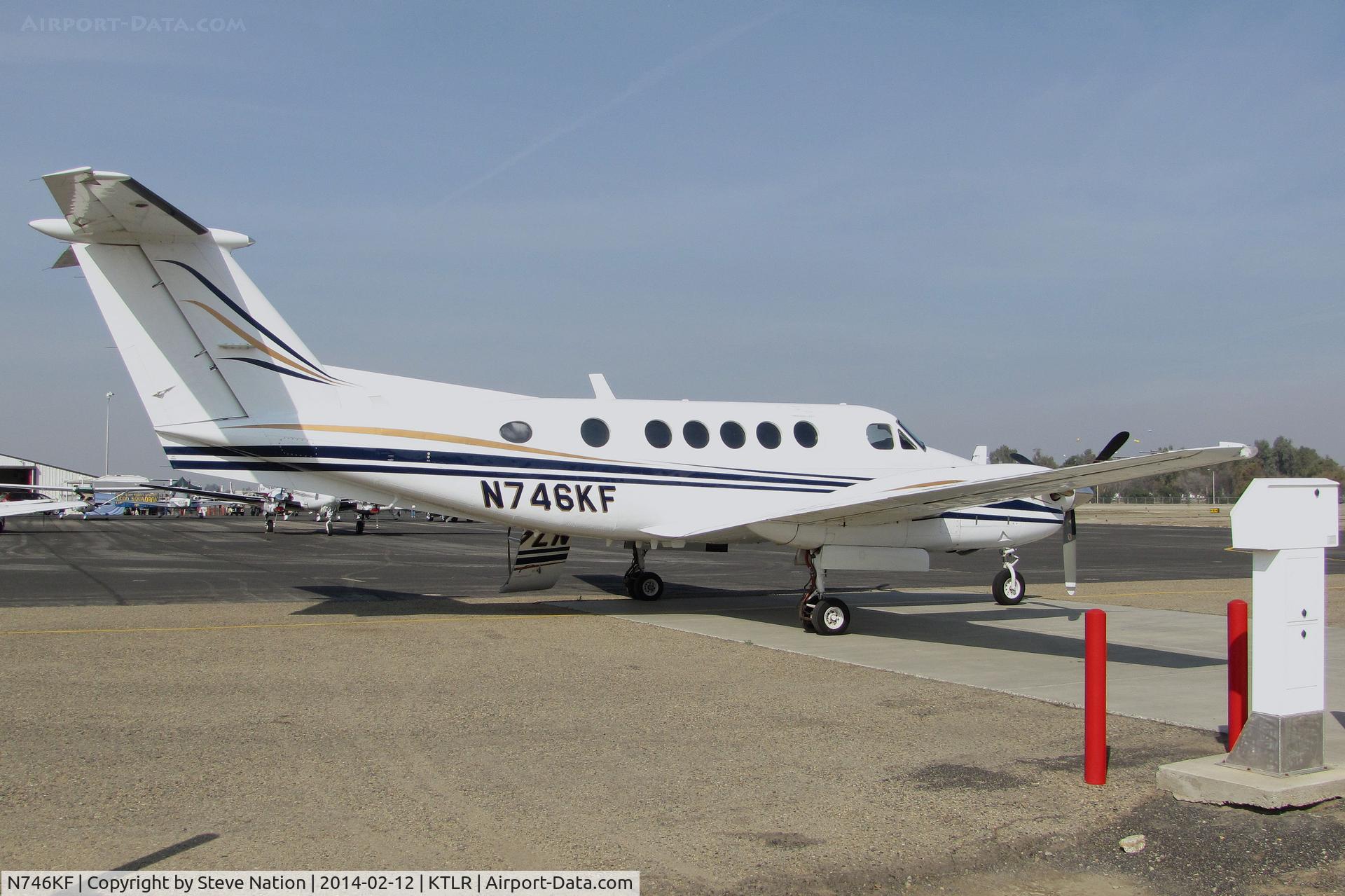N746KF, 1979 Beech 200 C/N BB-473, ADS Logistics (Jerome, ID) Beech King Air 200 @ Mefford Field (Tulare, CA) for 2014 International Ag Expo