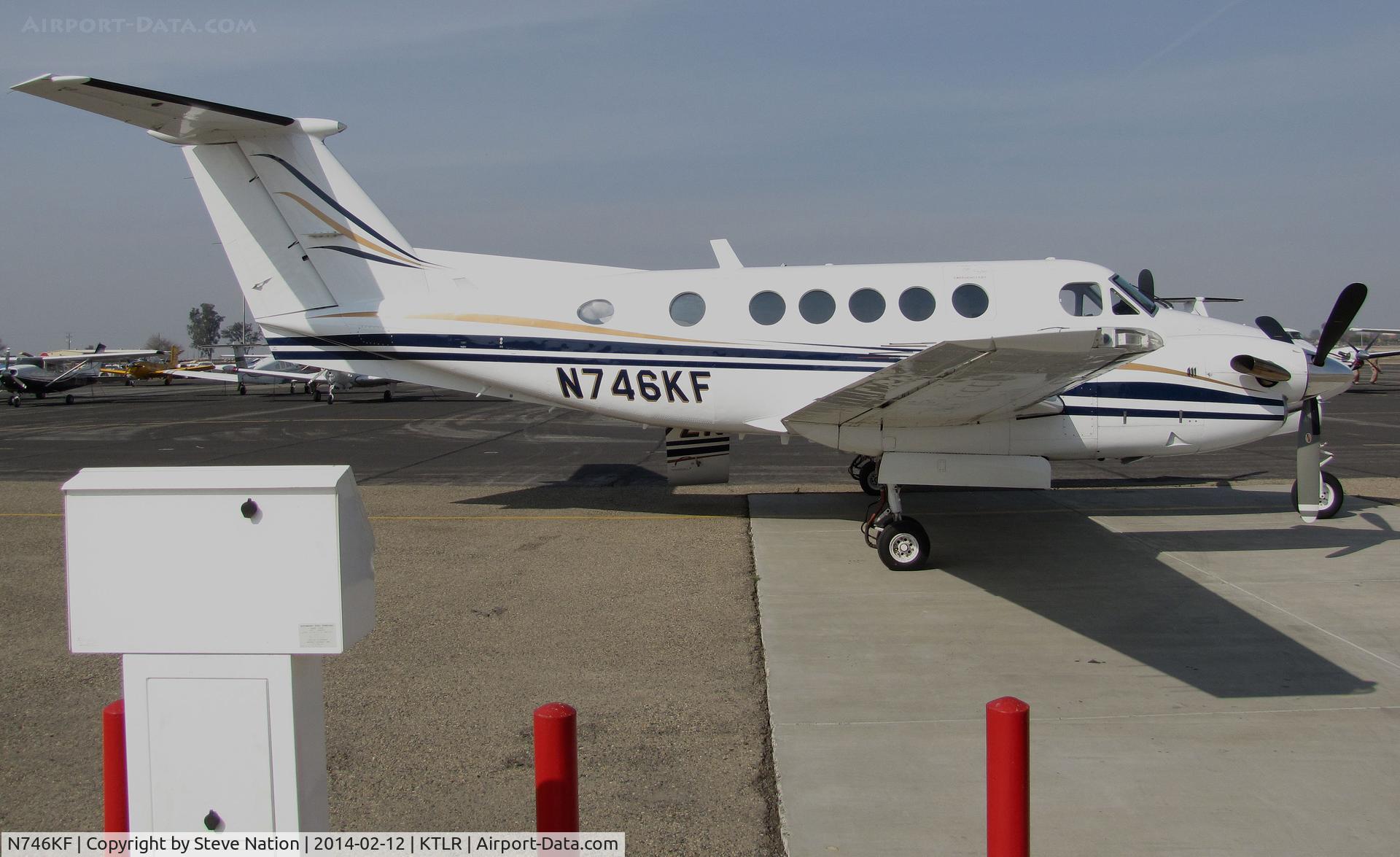 N746KF, 1979 Beech 200 C/N BB-473, ADS Logistics (Jerome, ID) Beech King Air 200 @ Mefford Field (Tulare, CA) for 2014 International Ag Expo