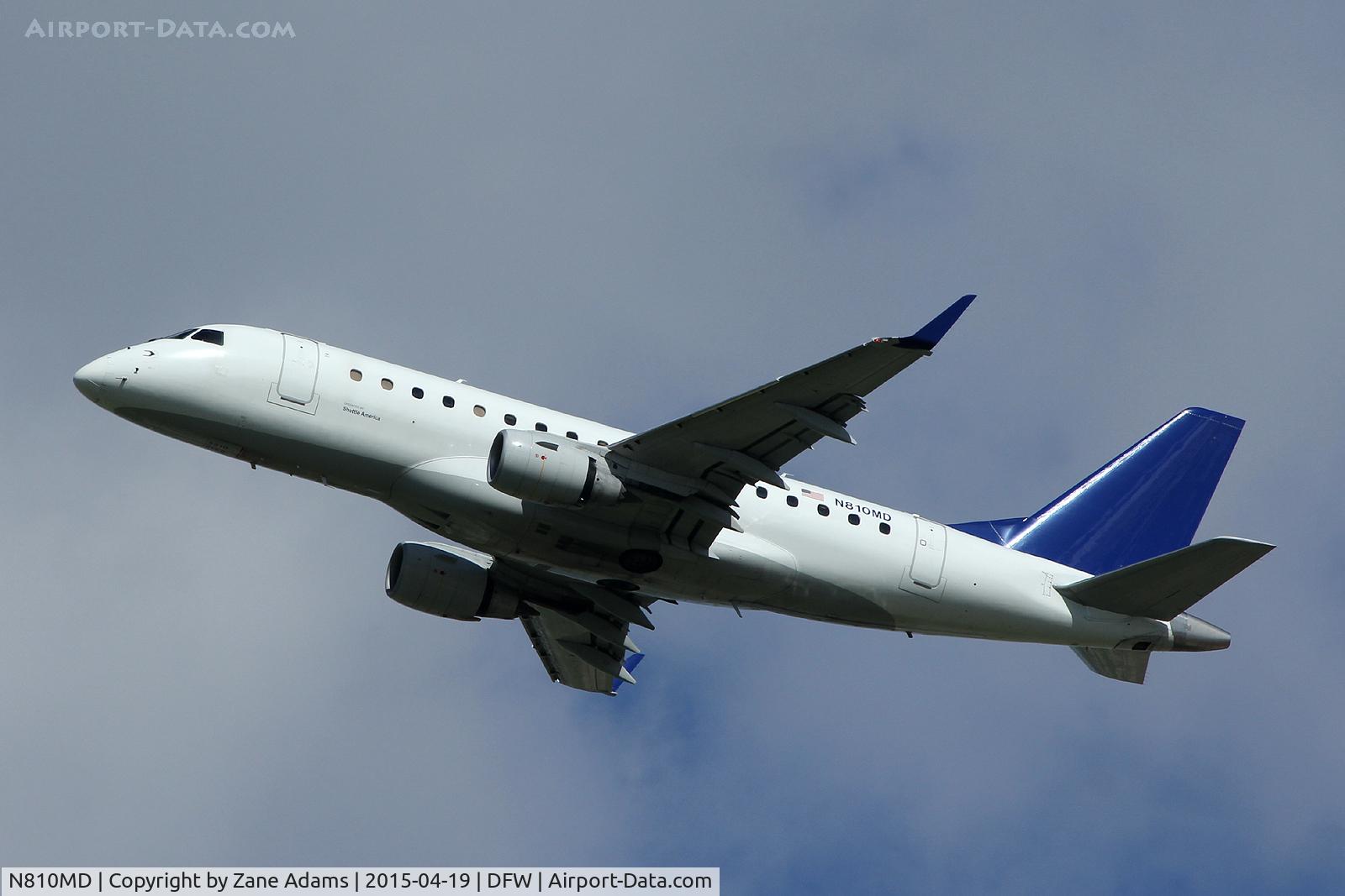 N810MD, 2004 Embraer 170SU (ERJ-170-100SU) C/N 17000026, Departing DFW Airport