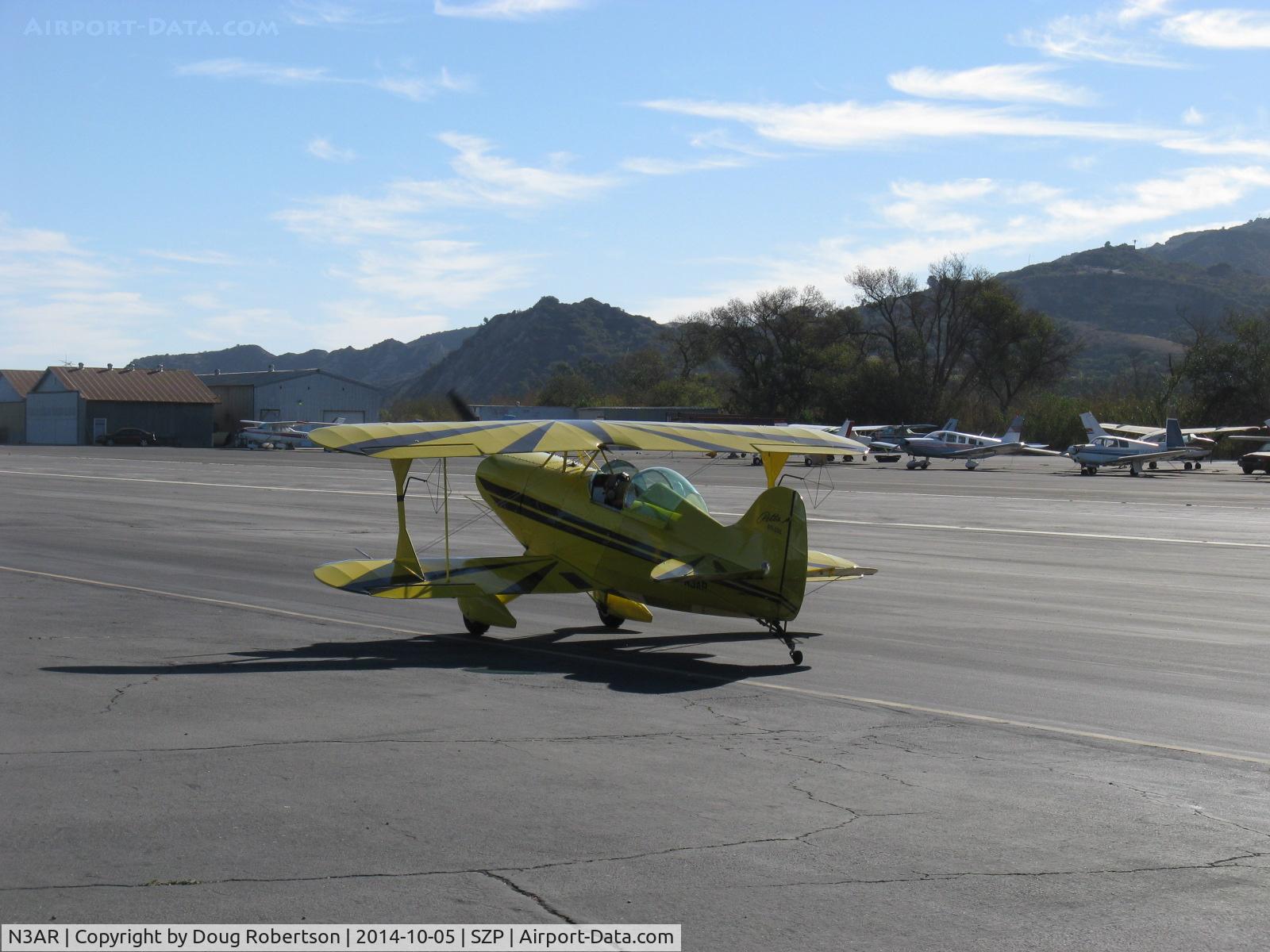 N3AR, 1974 Pitts S-1S Special C/N 10, 1974 RUSSELL PITTS S-1S SPECIAL, Lycoming O&VO-360 180 Hp, taxi