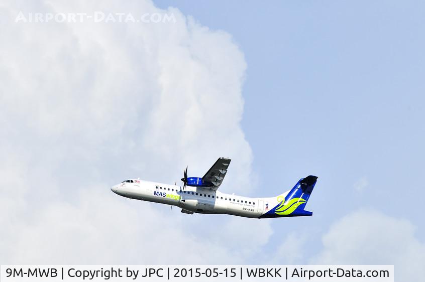 9M-MWB, 2009 ATR 72-212A C/N 856, TO before sunset...
