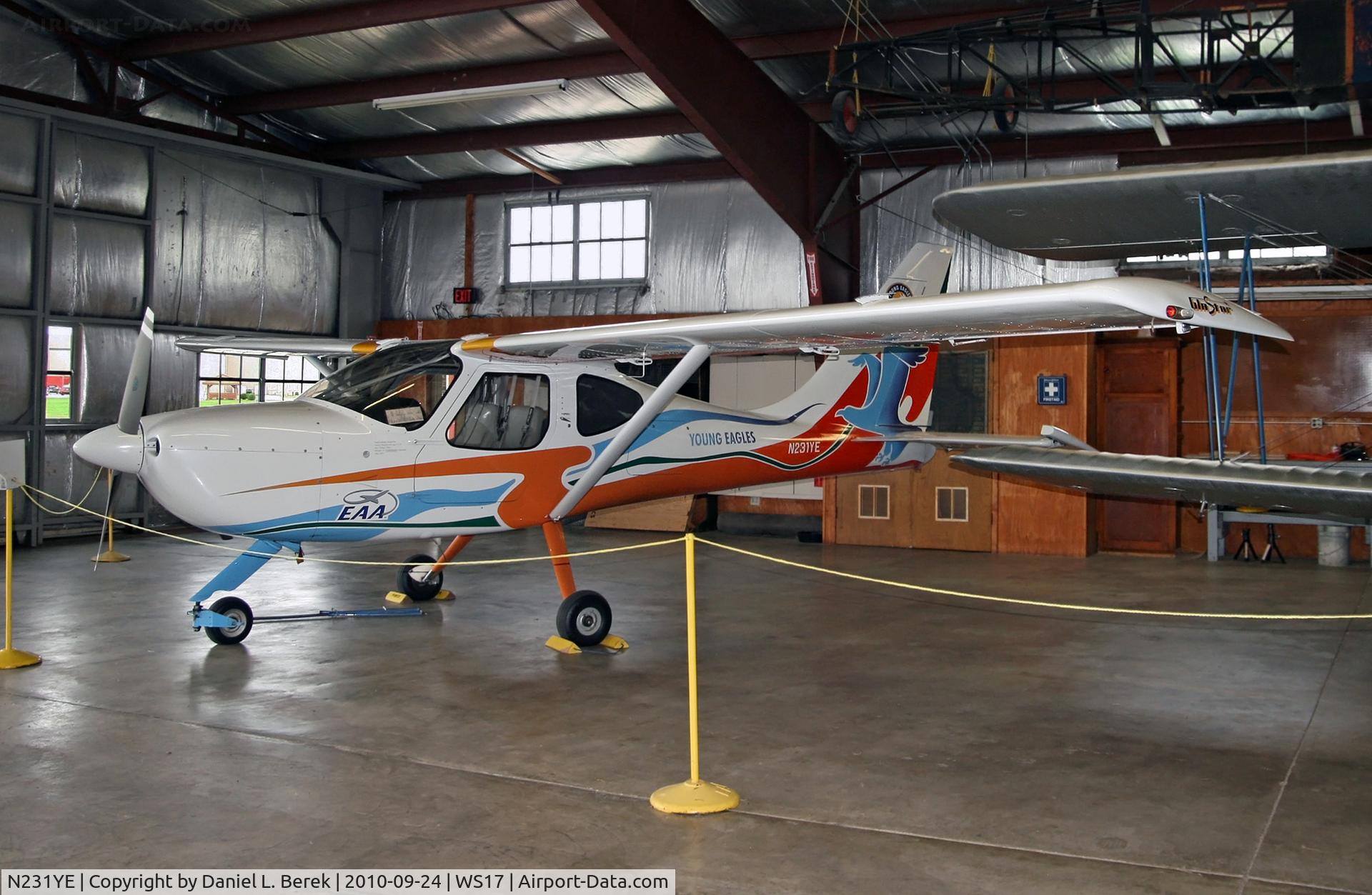 N231YE, 1996 Stoddard-Hamilton Glastar III C/N 5192, The Young Eagles is an EAA-sponsored program to give children a taste of the magic of aviation.