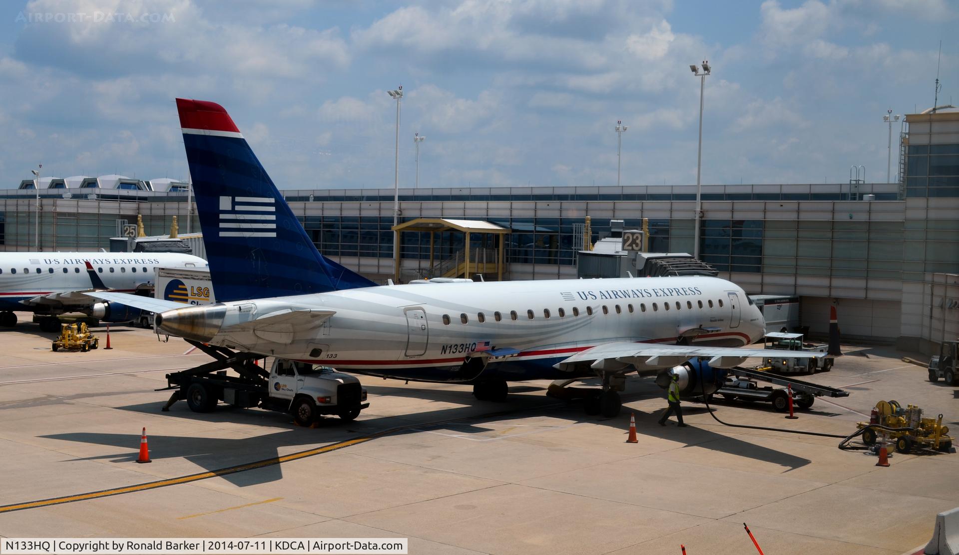 N133HQ, 2008 Embraer 175LR (ERJ-170-200LR) C/N 17000217, Gate 23 DCA