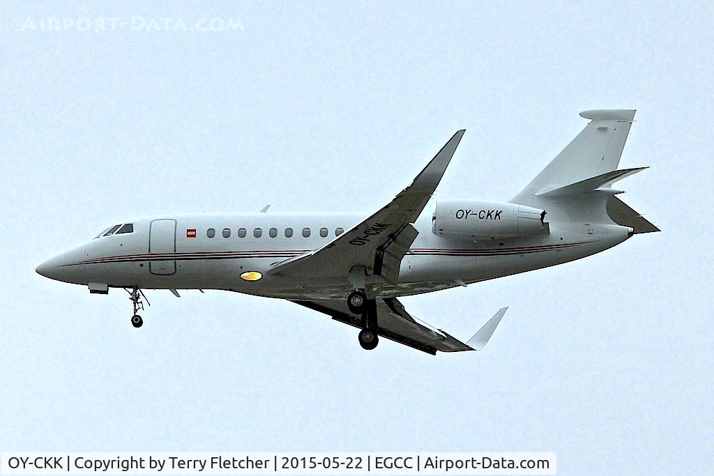 OY-CKK, 2014 Dassault Falcon 2000LX C/N 281, 2014 Dassault Falcon 2000LX, c/n: 281 at Manchester