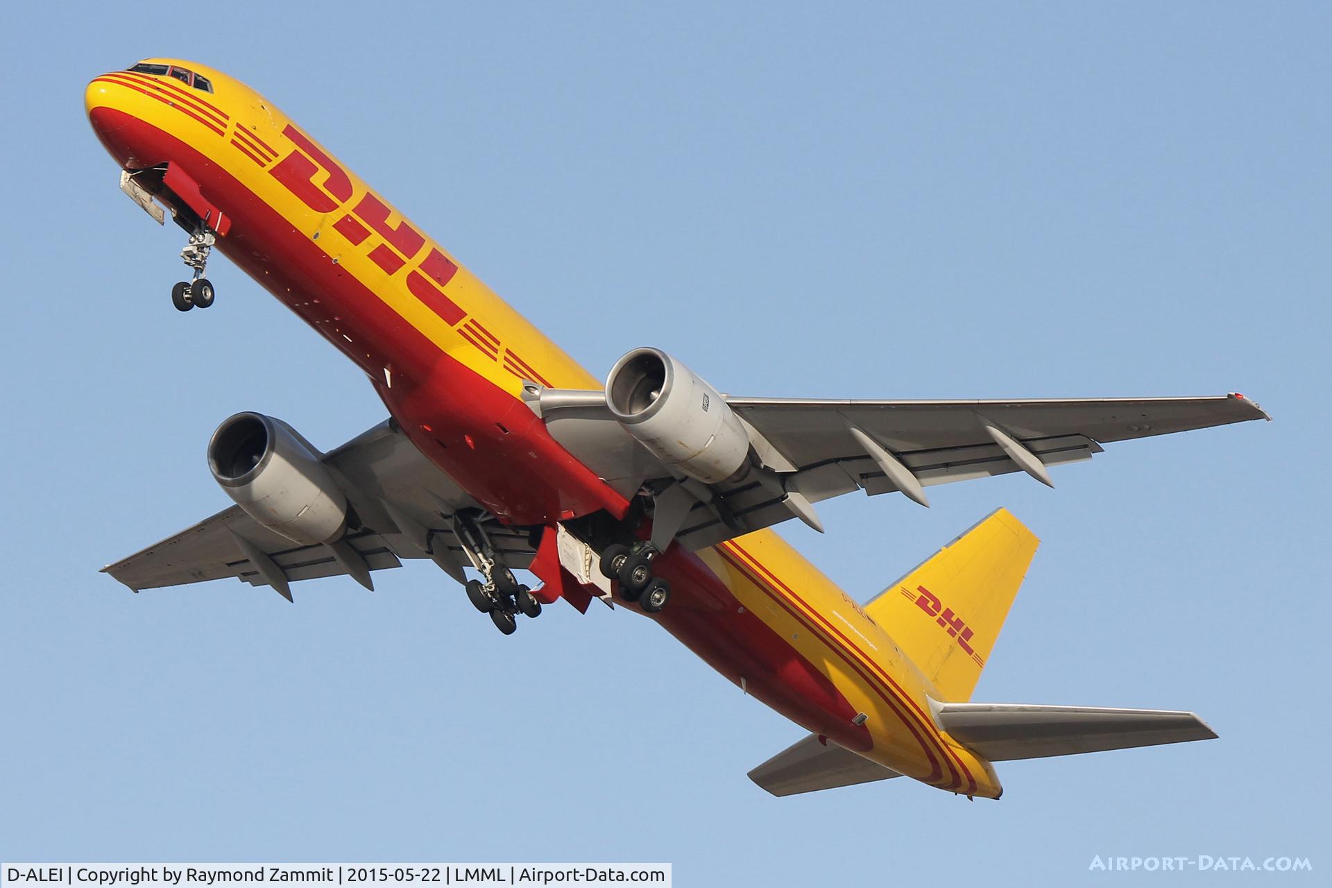 D-ALEI, 1986 Boeing 757-236/SF C/N 23493, B757 D-ALEI DHL