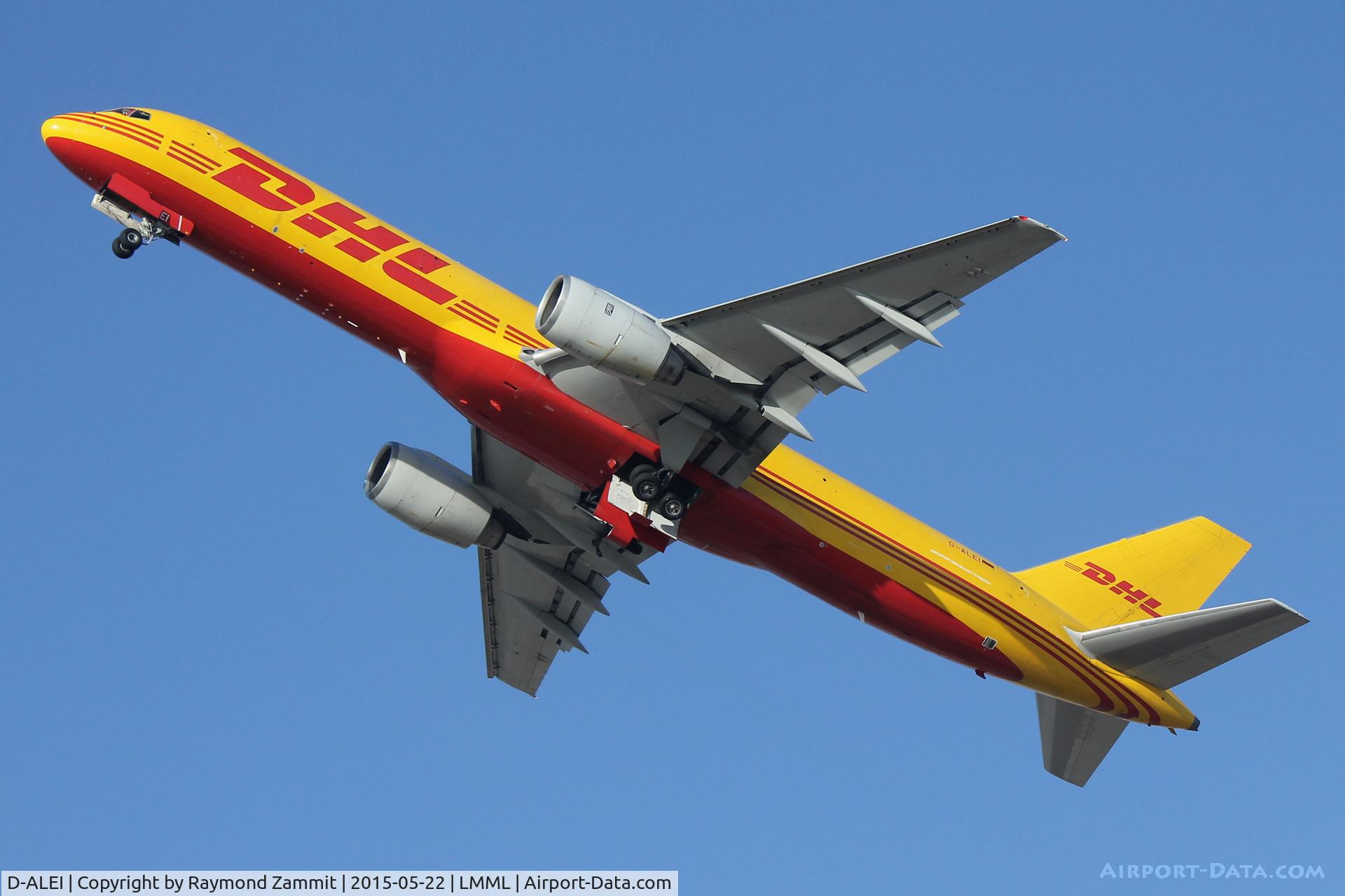 D-ALEI, 1986 Boeing 757-236/SF C/N 23493, B757 D-ALEI DHL
