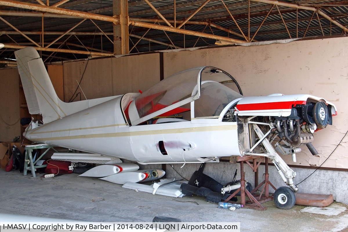 I-MASV, 1969 Socata MS-892A Commodore 150 C/N 10992, Socata MS.892A Rallye Commodore 150 [10992] Rieti~I 24/08/2014. Unmarked .