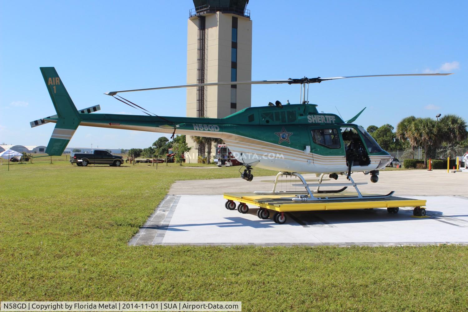 N58GD, 1970 Bell OH-58A Kiowa C/N 70-15458, Martin County Sheriff OH-58A
