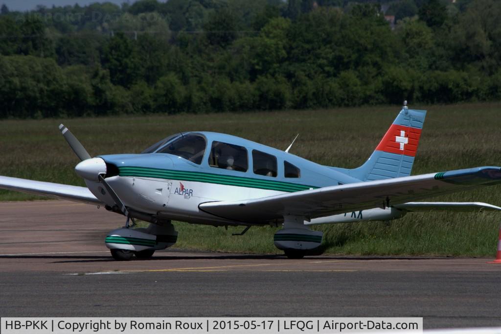 HB-PKK, 1987 Piper PA-28-181 Archer II C/N 28-8690012, Parked