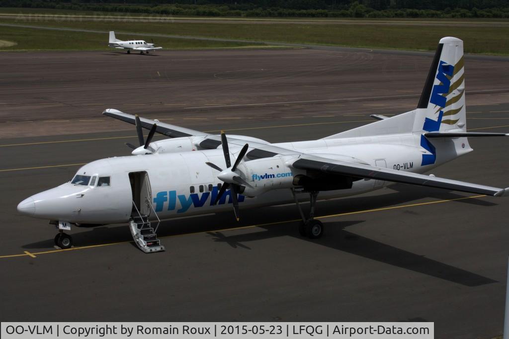 OO-VLM, 1988 Fokker 50 C/N 20135, Parked
