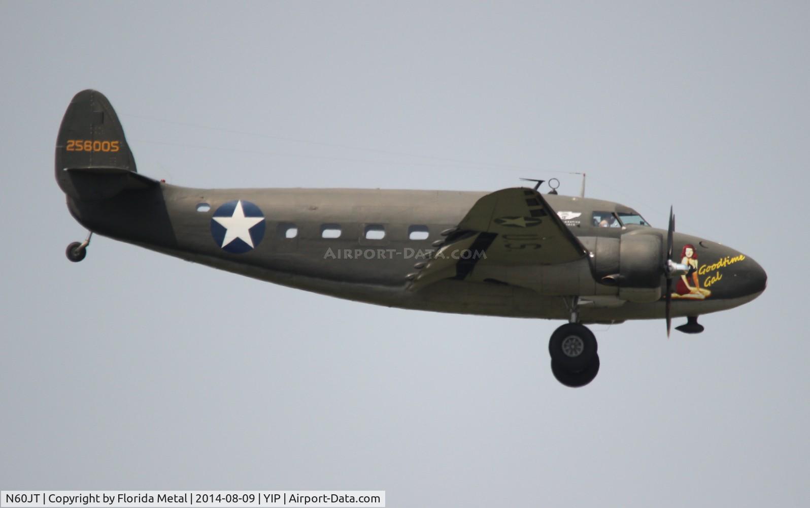 N60JT, 1943 Lockheed C-60A Lodestar C/N 2478, Lockheed C-60
