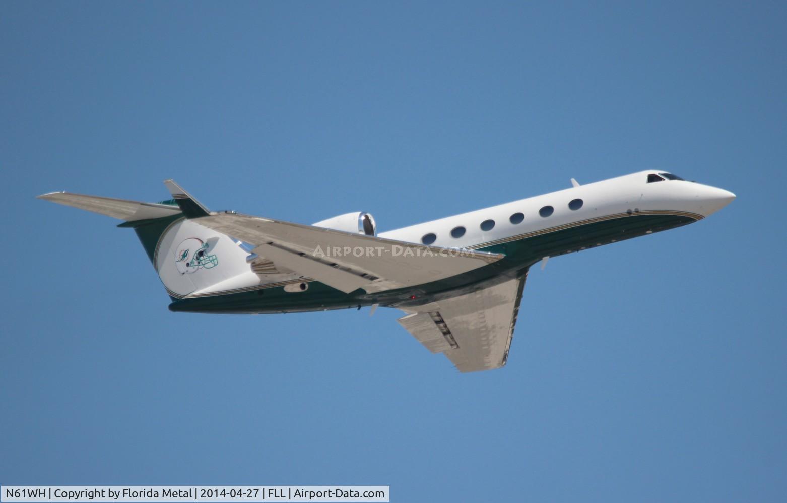 N61WH, 1988 Gulfstream Aerospace G-IV C/N 1075, Miami Dolphins G-IV