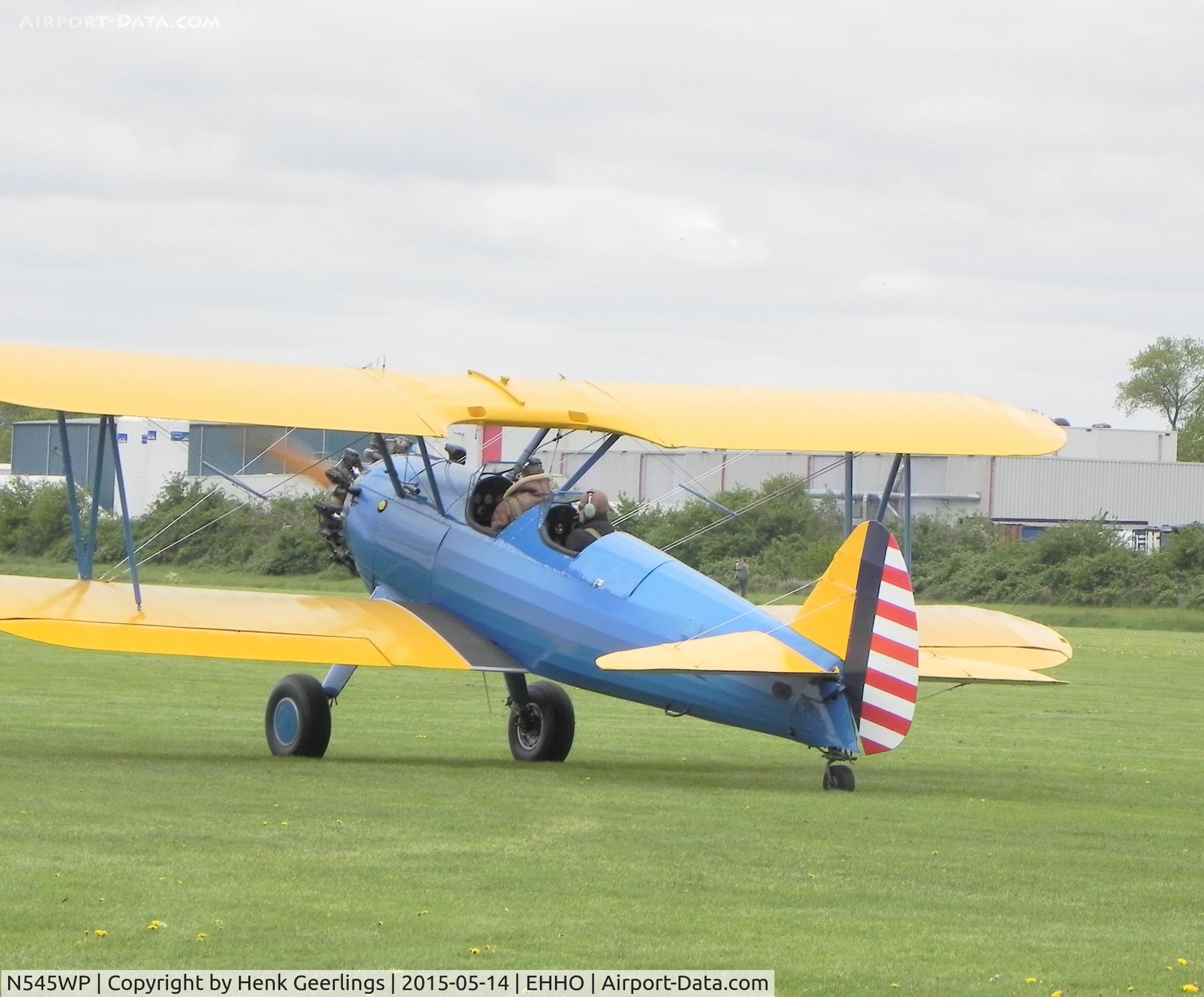 N545WP, 1941 Boeing A75N1(PT17) C/N 75-958, Hoogeveen Aerodrome  , Wings and Wheels , 14 may 2015