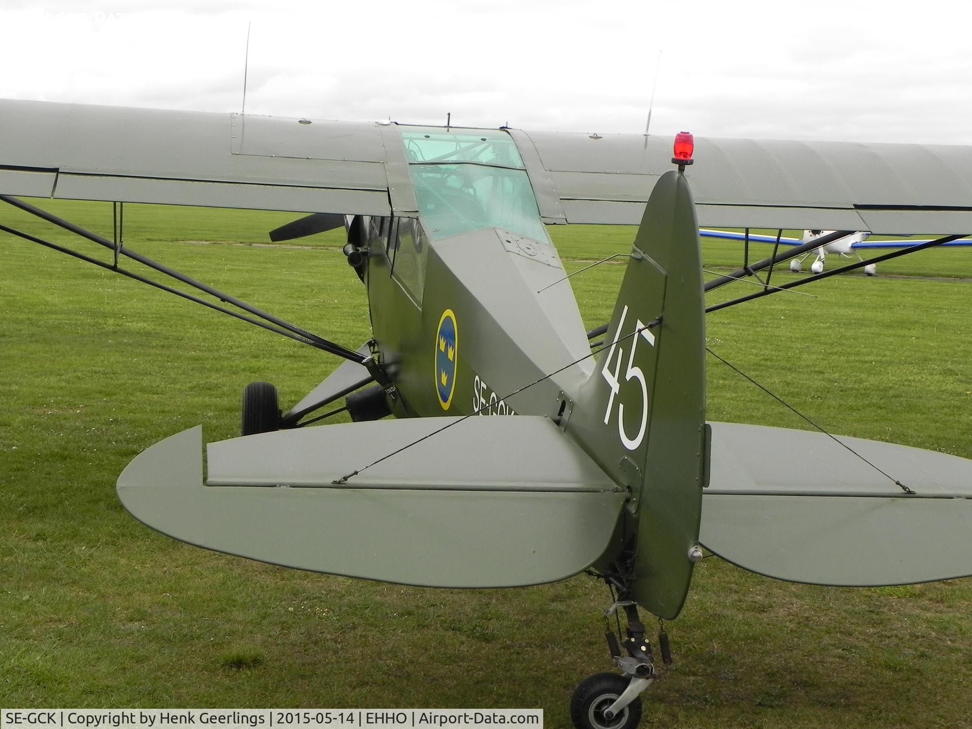 SE-GCK, Piper PA-18-150 Super Cub Super Cub C/N Not found SE-GCK, Hoogeveen Aerodrome  , Wings and Wheels , 14 may 201