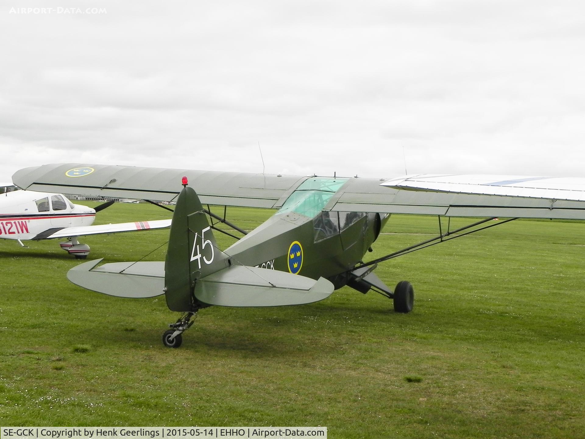 SE-GCK, Piper PA-18-150 Super Cub Super Cub C/N Not found SE-GCK, Hoogeveen Aerodrome  , Wings and Wheels , 14 may 201