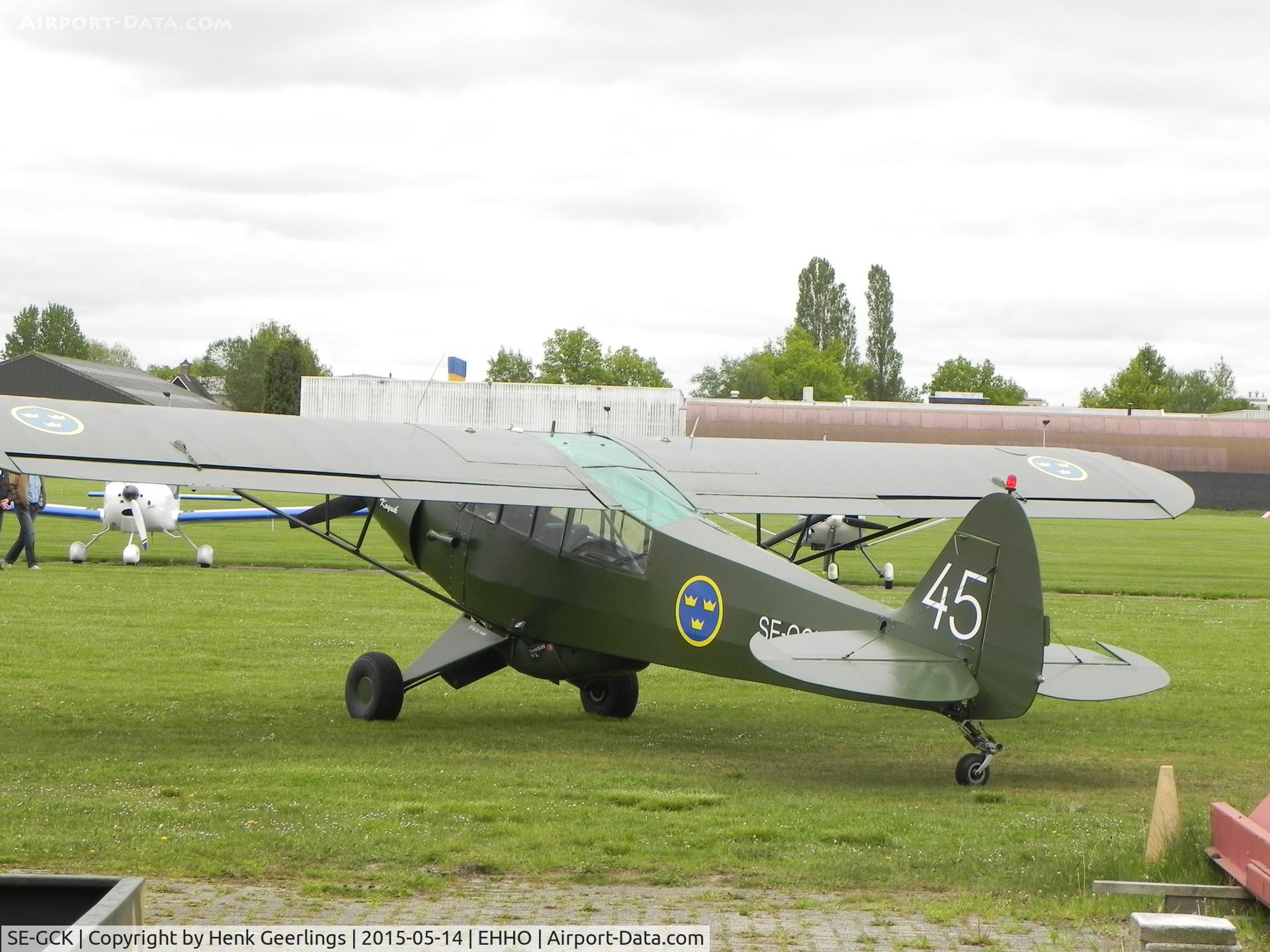 SE-GCK, Piper PA-18-150 Super Cub Super Cub C/N Not found SE-GCK, Hoogeveen Aerodrome  , Wings and Wheels , 14 may 201