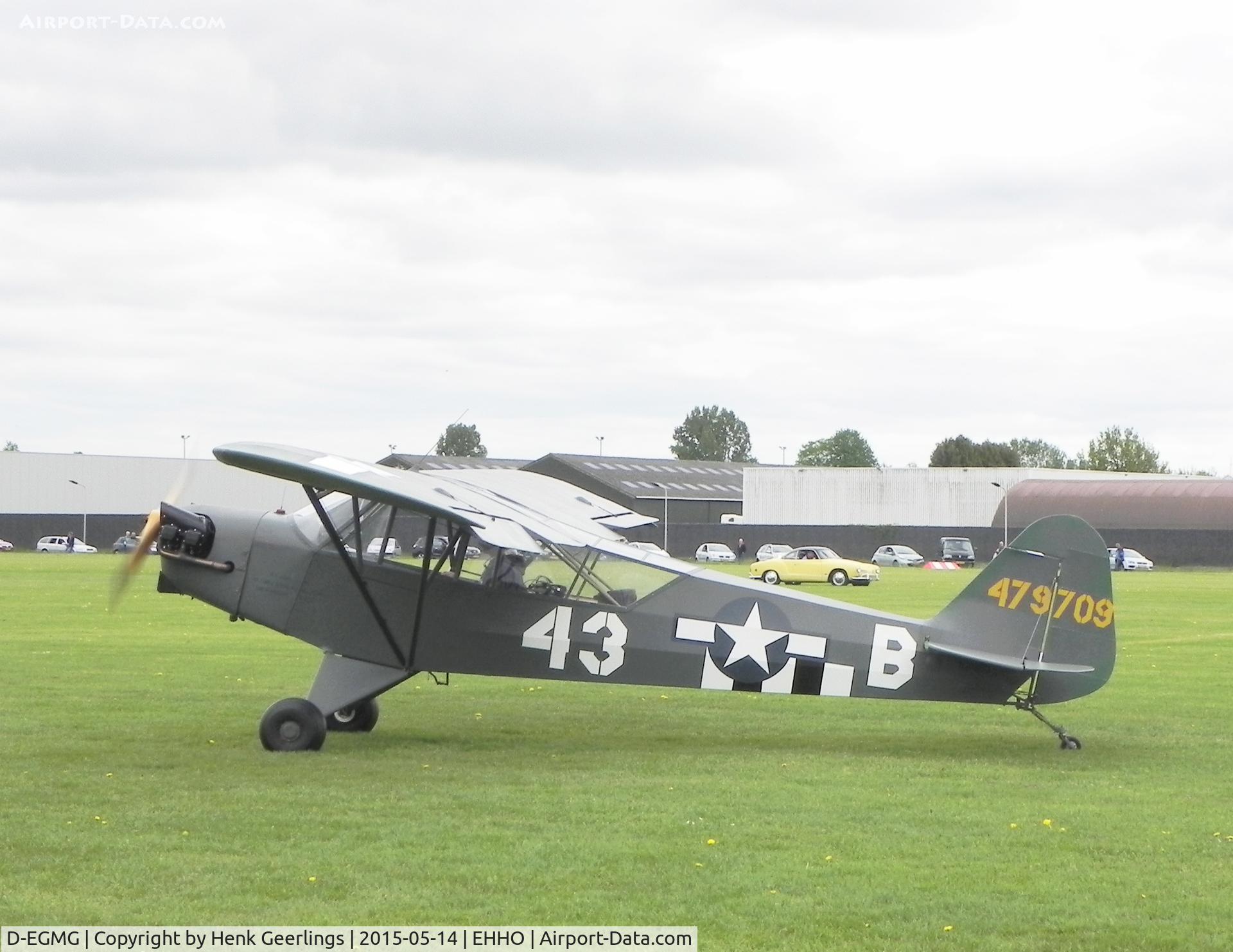 D-EGMG, 1944 Piper L-4J Grasshopper (J3C-65D) C/N 12005, Hoogeveen Aerodrome  , Wings and Wheels , 14 may 201