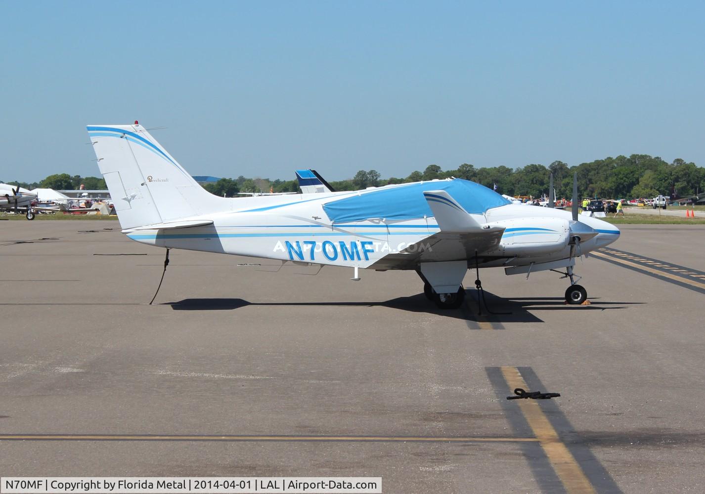 N70MF, 1962 Beech 95-A55 Baron C/N TC-382, Beech 55