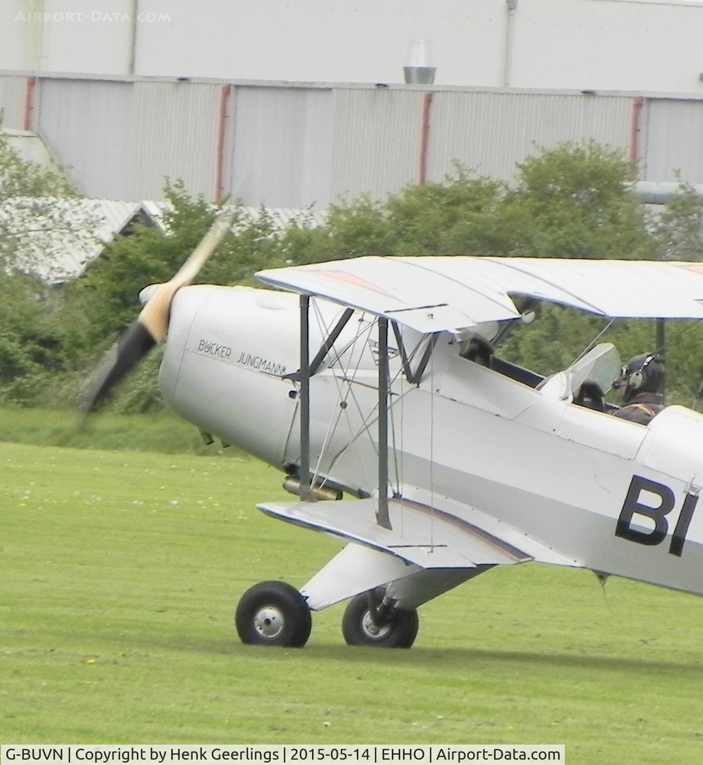 G-BUVN, 1951 CASA 1-131E Srs 2000 Jungmann C/N 2092, Hoogeveen Aerodrome  , Wings and Wheels , 14 may 201