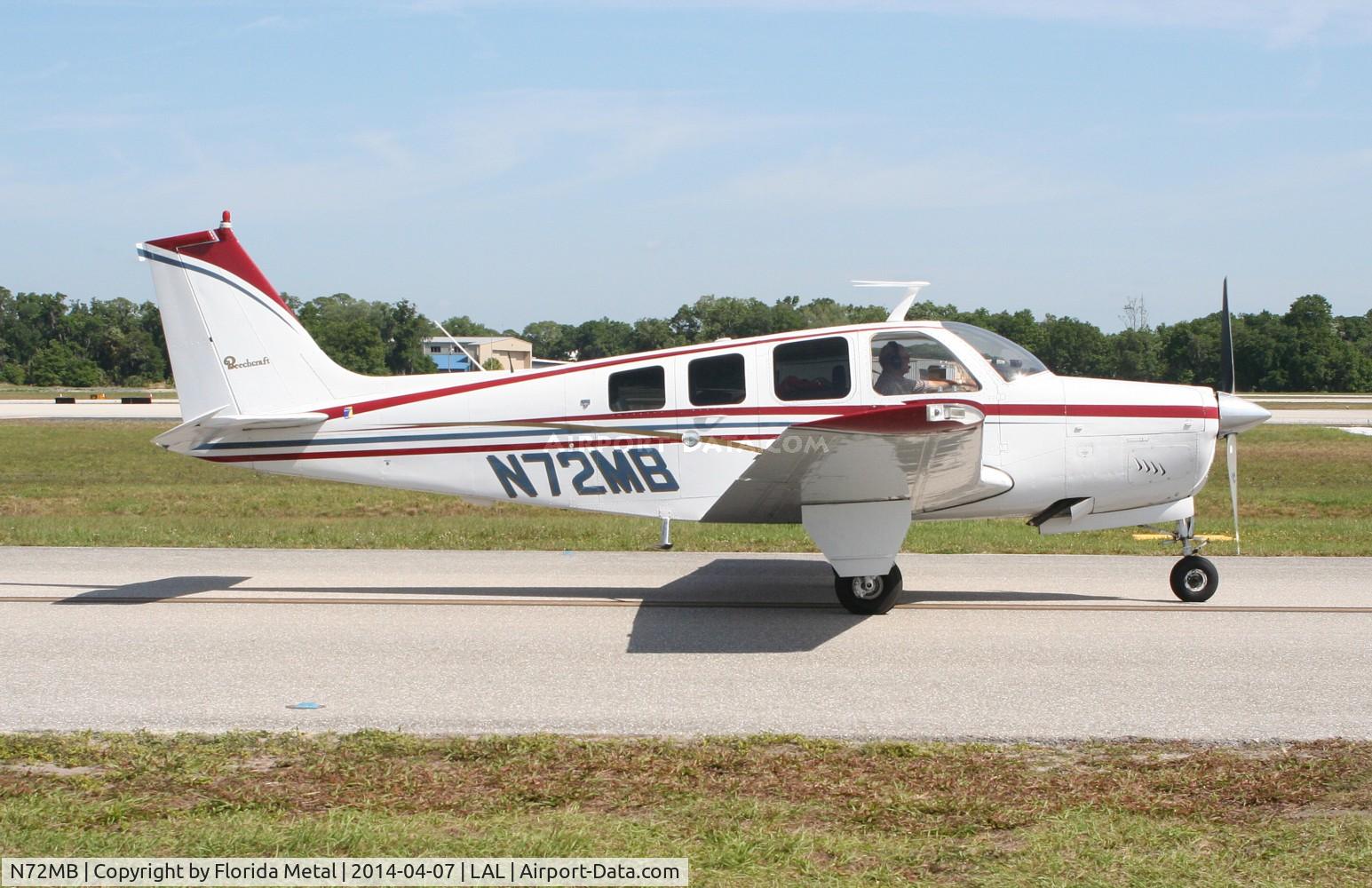 N72MB, 1977 Beech A36 Bonanza 36 C/N E-1010, Beech A36
