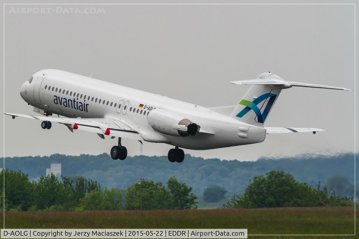 D-AOLG, 1993 Fokker 100 (F-28-0100) C/N 11452, Fokker 100