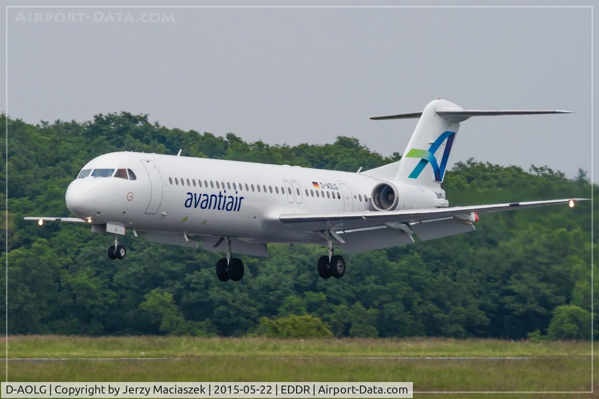 D-AOLG, 1993 Fokker 100 (F-28-0100) C/N 11452, Fokker 100