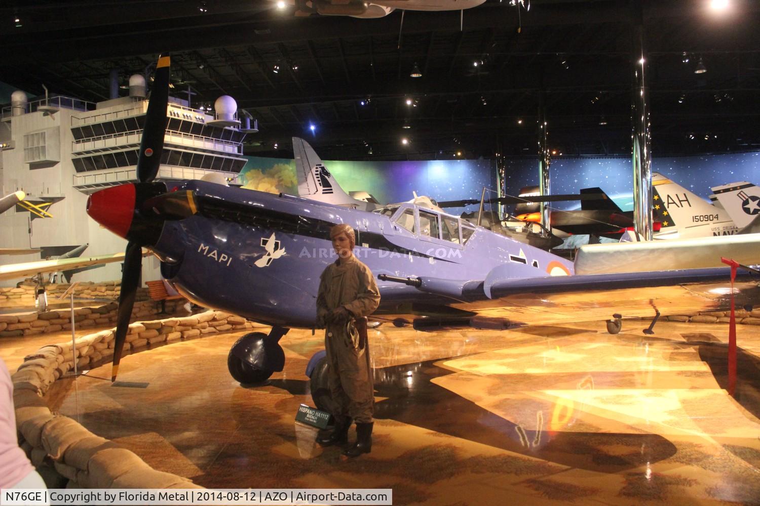 N76GE, 1944 Hispano HA-1112-M1L Buchon C/N 171, BF-109
