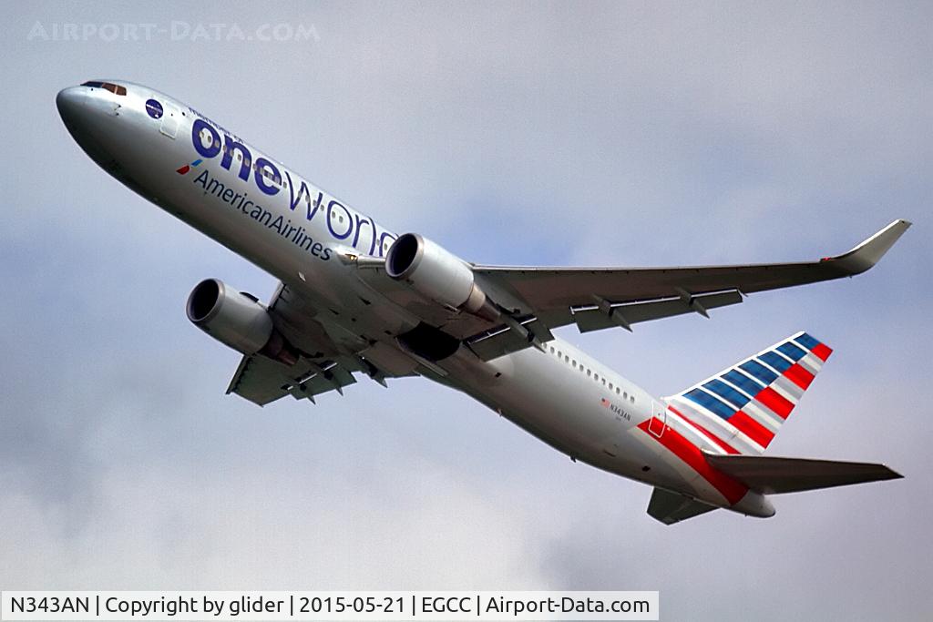N343AN, 2003 Boeing 767-323 C/N 33082, Departure