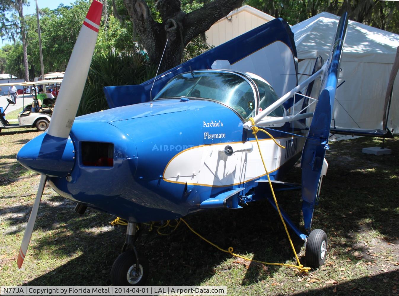 N77JA, 1974 Stits SA-11A Playmate C/N 126, Stits SA-11A