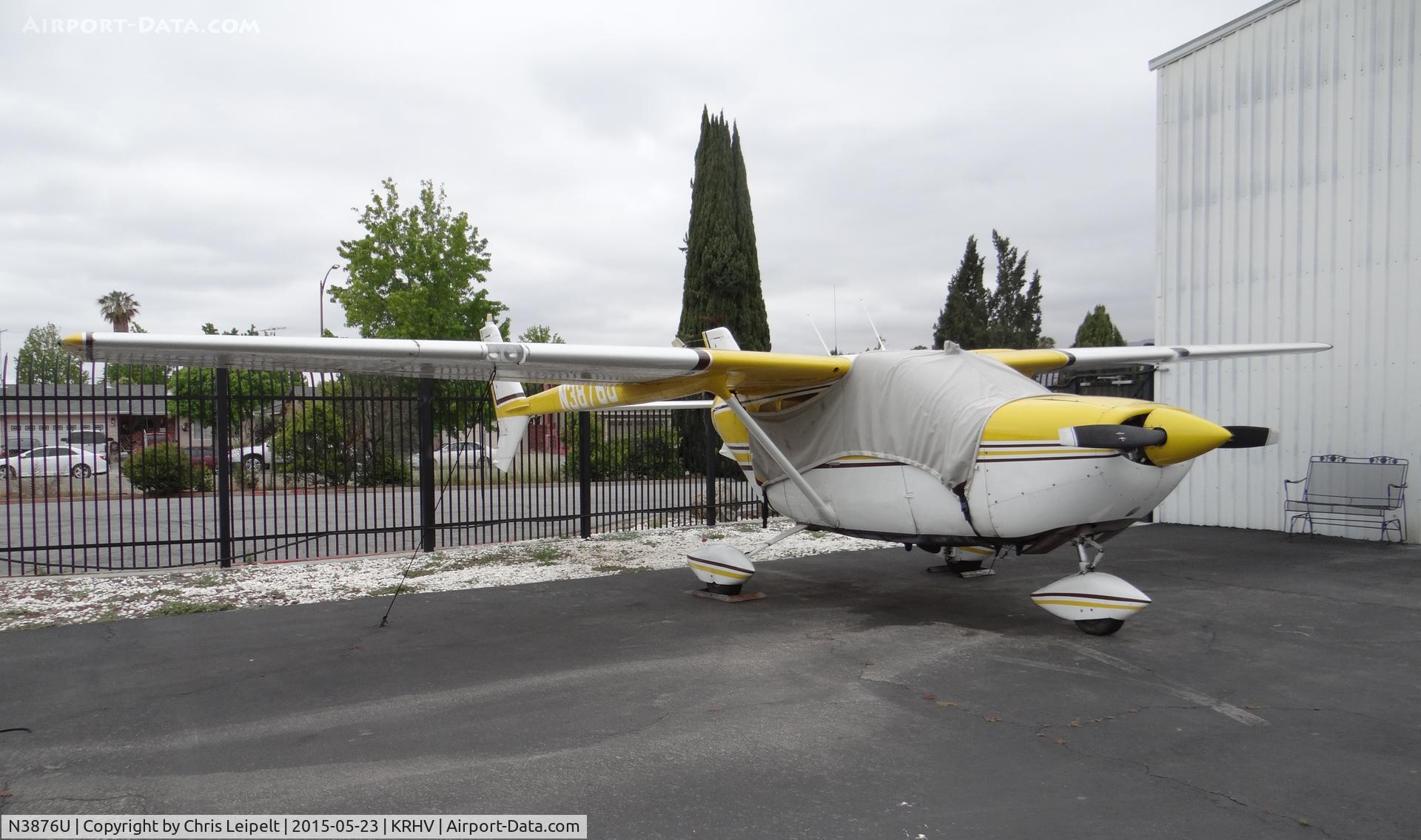 N3876U, 1964 Cessna 336 Skymaster C/N 336-0176, A transient 1964 Cessna 336 getting some work done at Reid Hillview Airport, CA. It comes down often to Victory for maintenance.