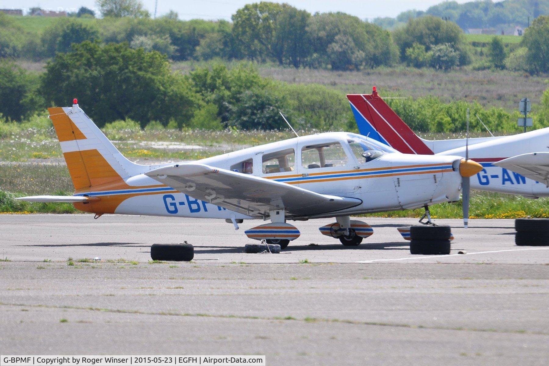 G-BPMF, 1974 Piper PA-28-151 Cherokee Warrior C/N 28-7515050, Visiting Cherokee Warrior.