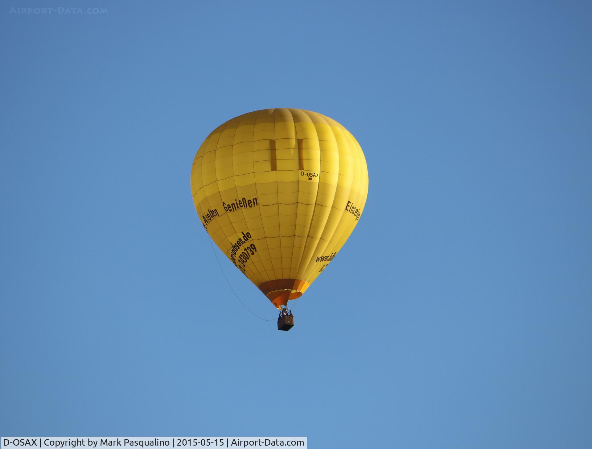 D-OSAX, 2005 Schroeder Fire Balloons G50/24 C/N 1145, Schroeder Fire Balloons G50/24