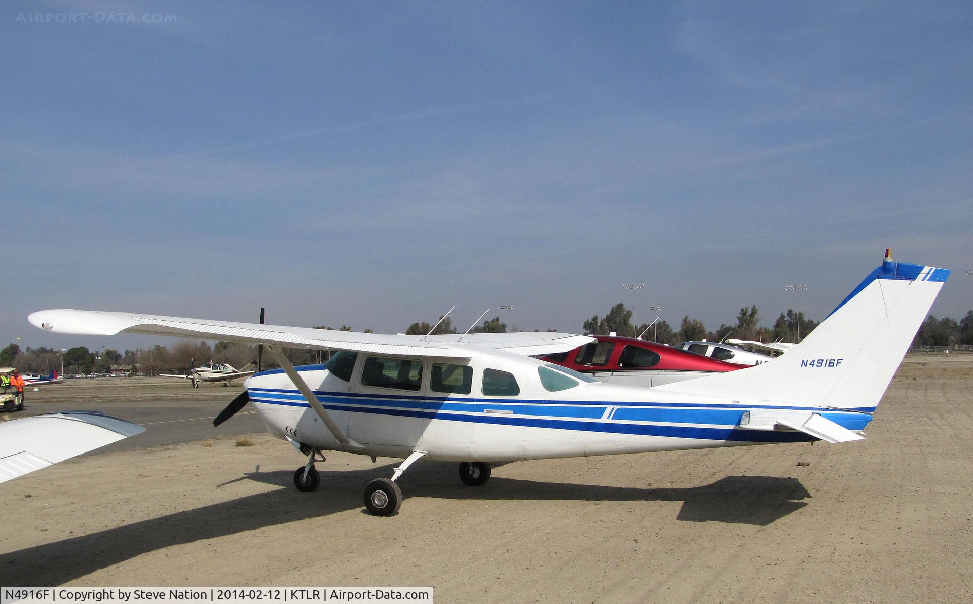 N4916F, 1966 Cessna U206A Super Skywagon C/N U206-0616, privately-owned Cessna U206A from winters, CA @ Mefford Field (Tulare, CA) for 2014 International Ag Expo