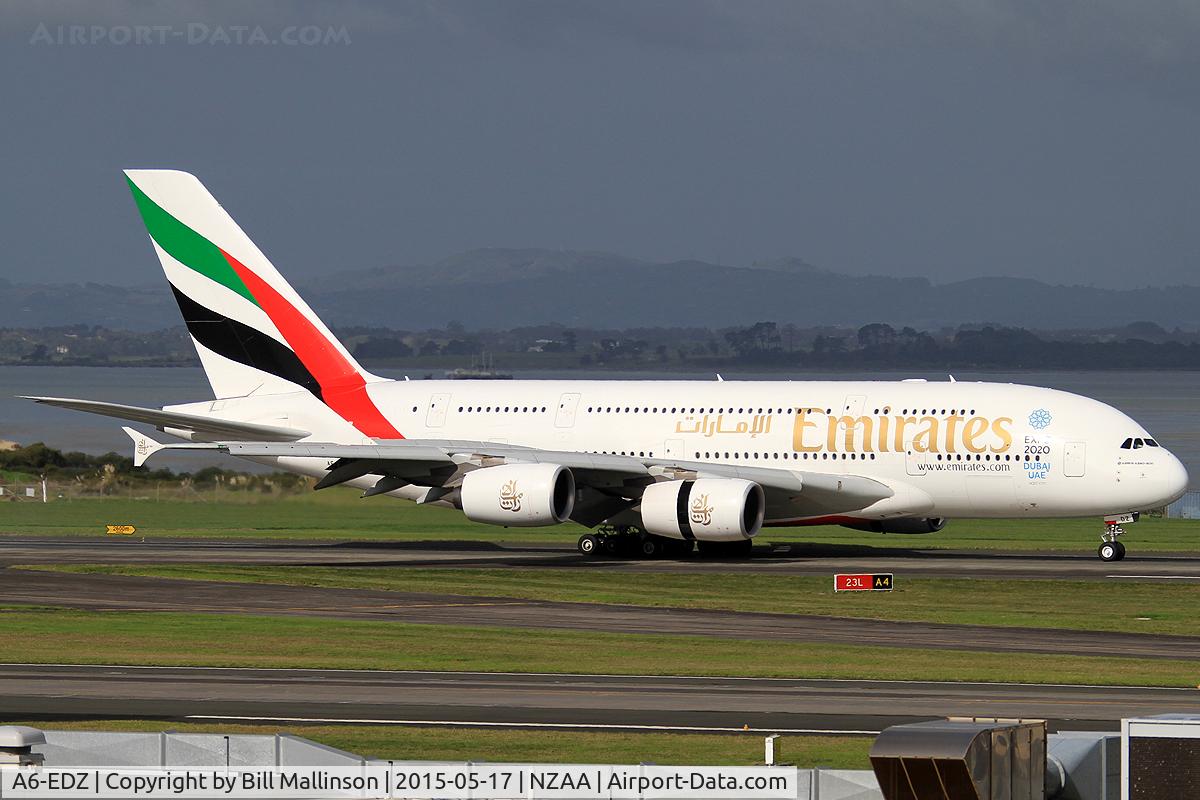 A6-EDZ, 2012 Airbus A380-861 C/N 107, in from BNE