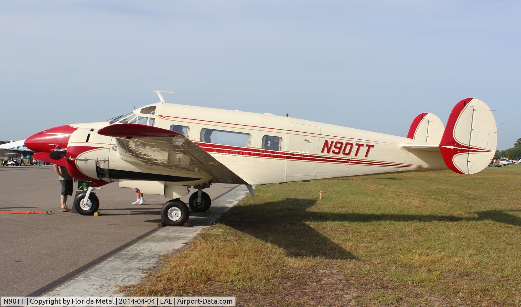 N90TT, 1957 Beech E18S C/N BA-335, Beech E18S