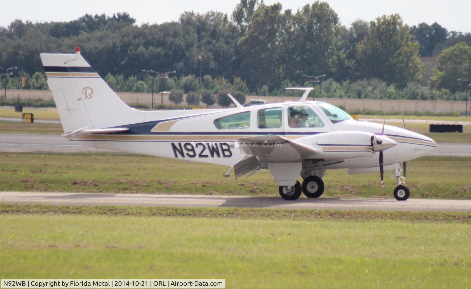 N92WB, 1970 Beech 95-B55 (T42A) Baron C/N TC-1370, Beech 55