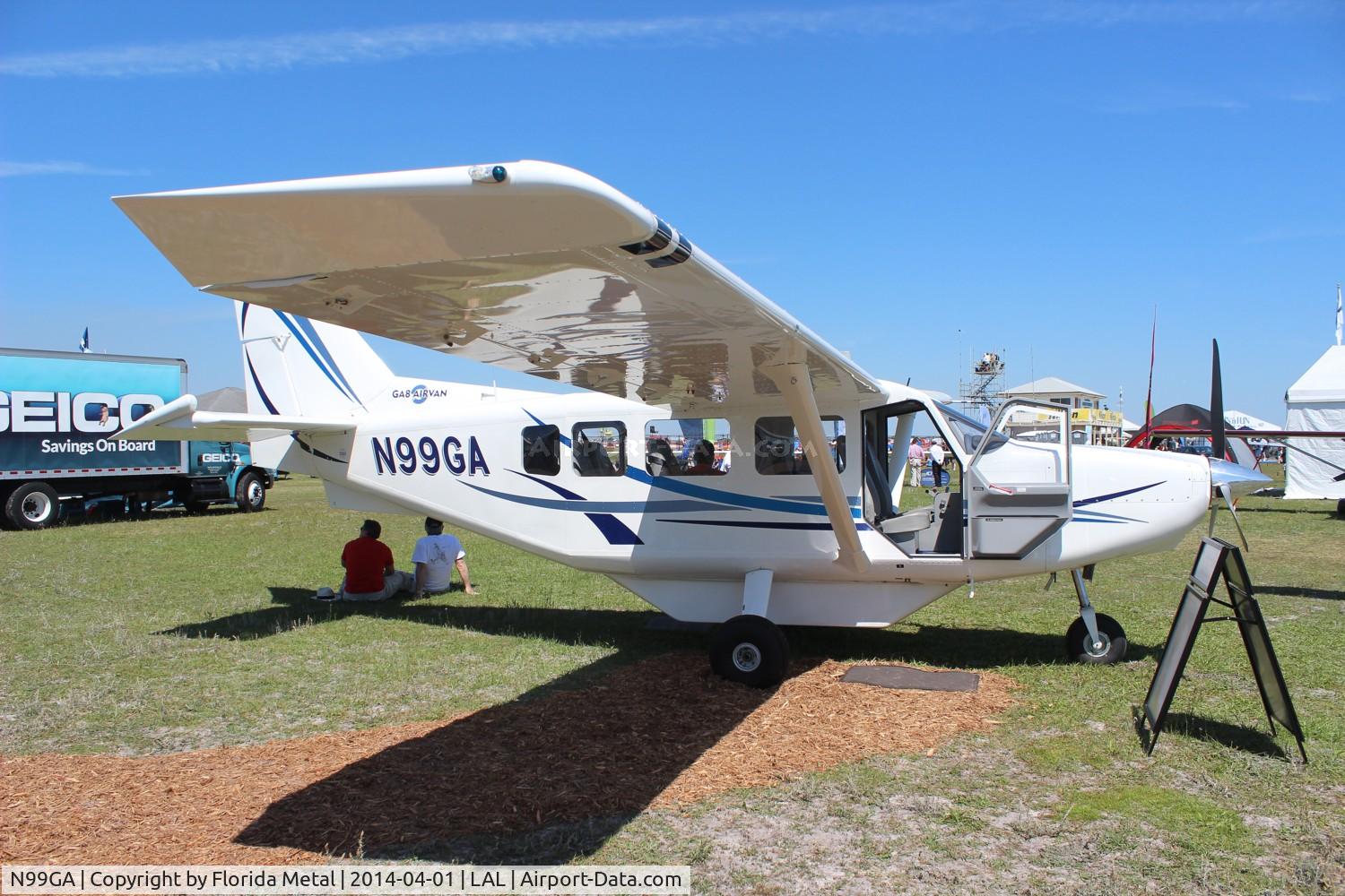 N99GA, 2012 GippsAero GA-8-TC320 Airvan C/N GA8-TC320-12-173, Gippsland GA-8