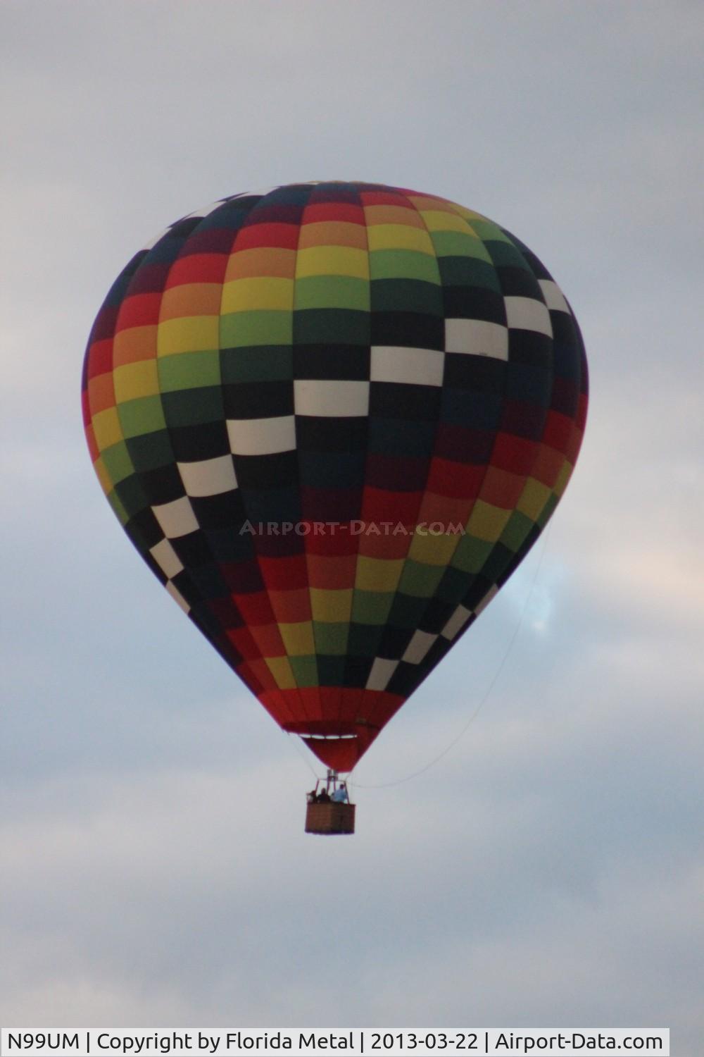 N99UM, UltraMagic H-77 C/N 77/288, Hot Air balloon over Reunion FL
