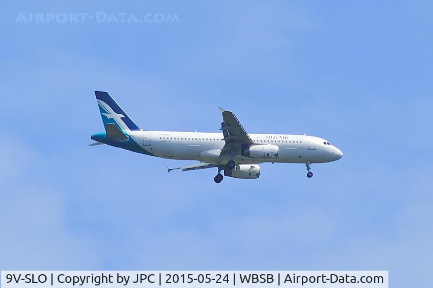 9V-SLO, 2012 Airbus A320-232 C/N 5050, Landing at Brunei