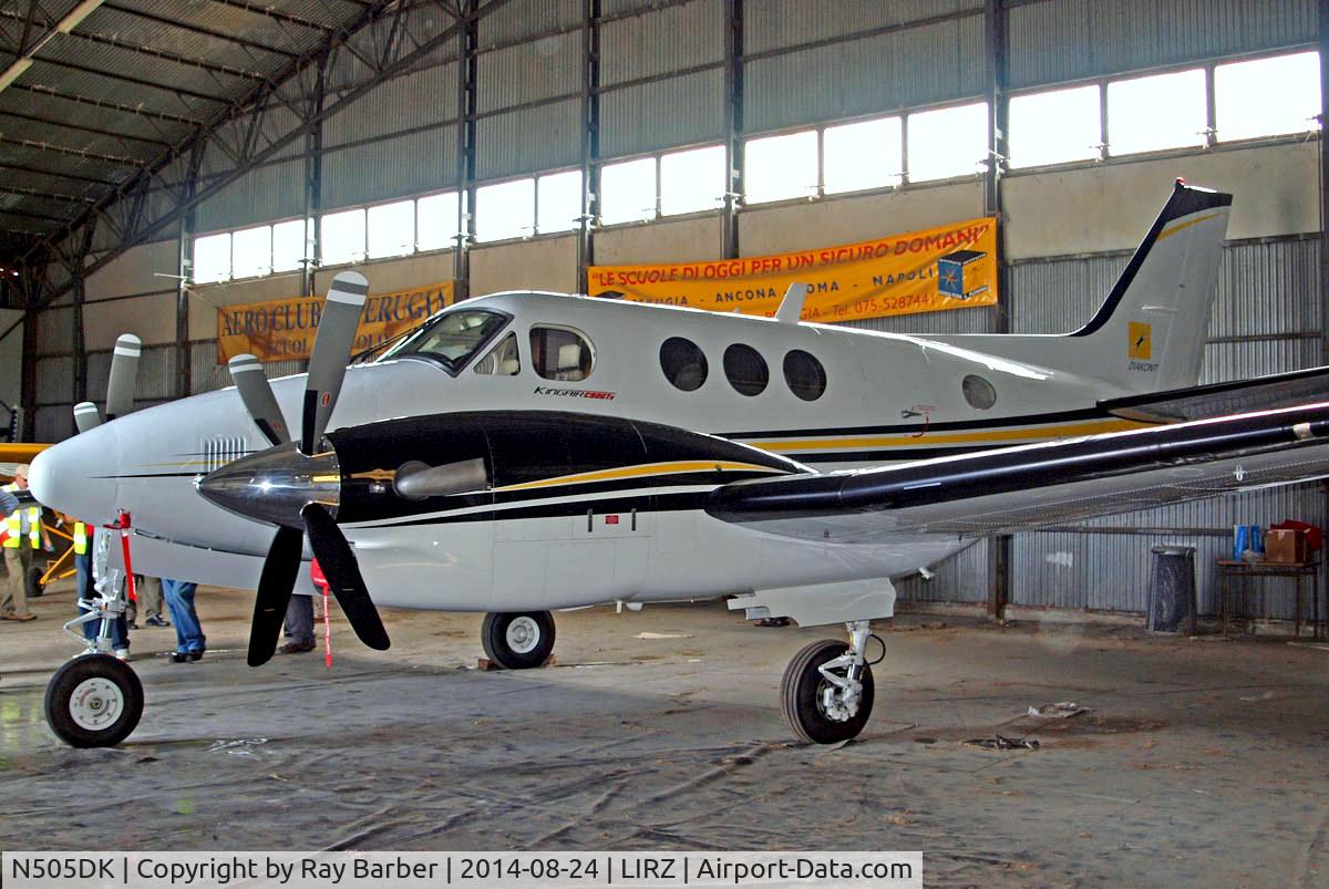 N505DK, 2013 Beech C90GTx C/N LJ-2071, Beech C90GTx [LJ-2071] Perugia~I 24/08/2014