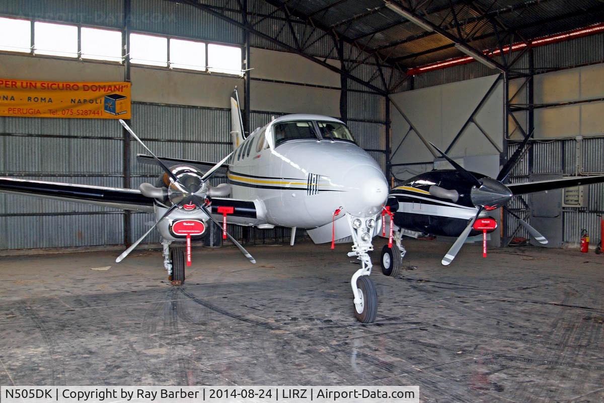 N505DK, 2013 Beech C90GTx C/N LJ-2071, Beech C90GTx [LJ-2071] Perugia~I 24/08/2014