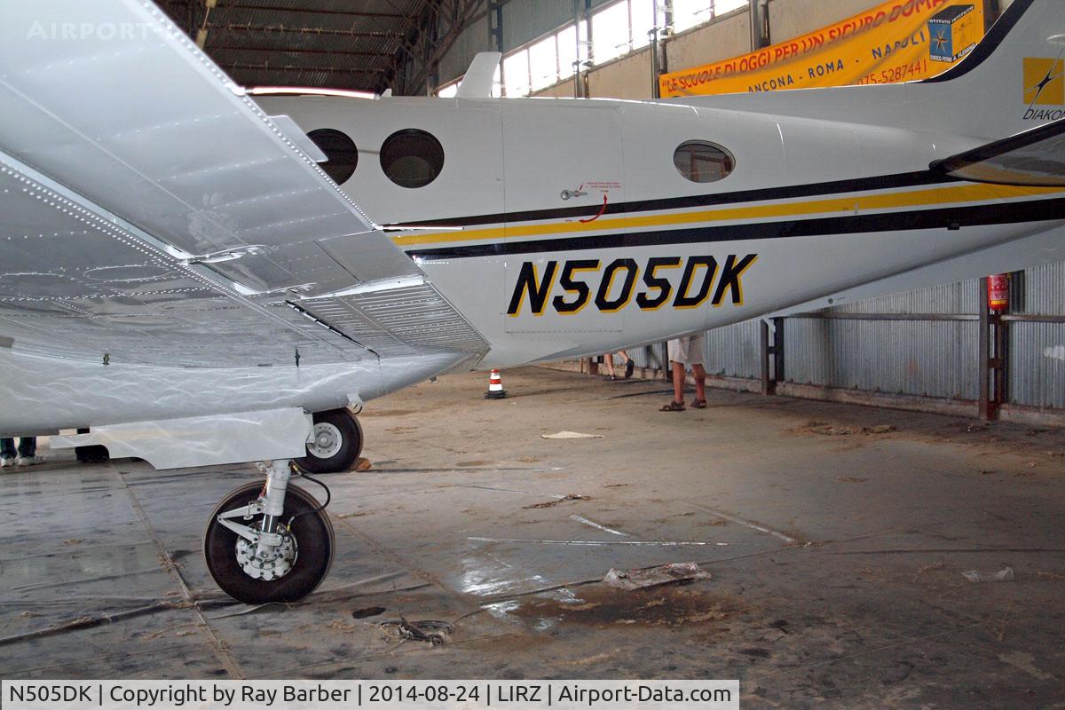 N505DK, 2013 Beech C90GTx C/N LJ-2071, Beech C90GTx [LJ-2071] Perugia~I 24/08/2014. For conformation of the registration.
